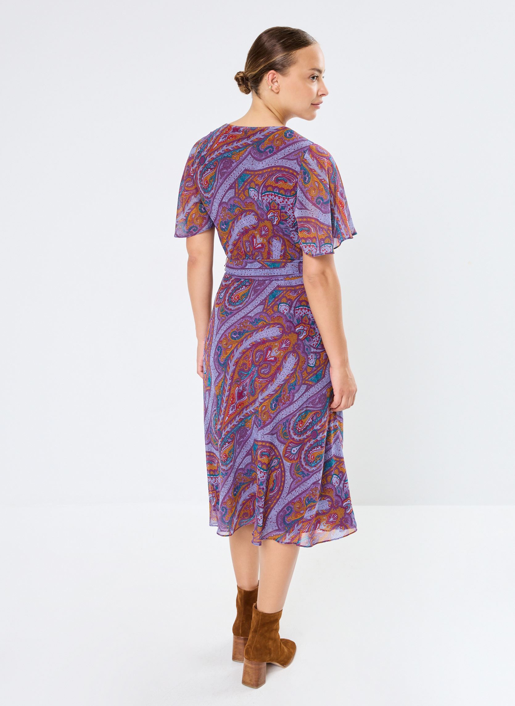 Abiti Filsee-Short Sleeve-Day Dress donna rosa Lauren Ralph Lauren Abiti Filsee-Short Sleeve-Day Dress donna rosa FUCHSIA MULTI