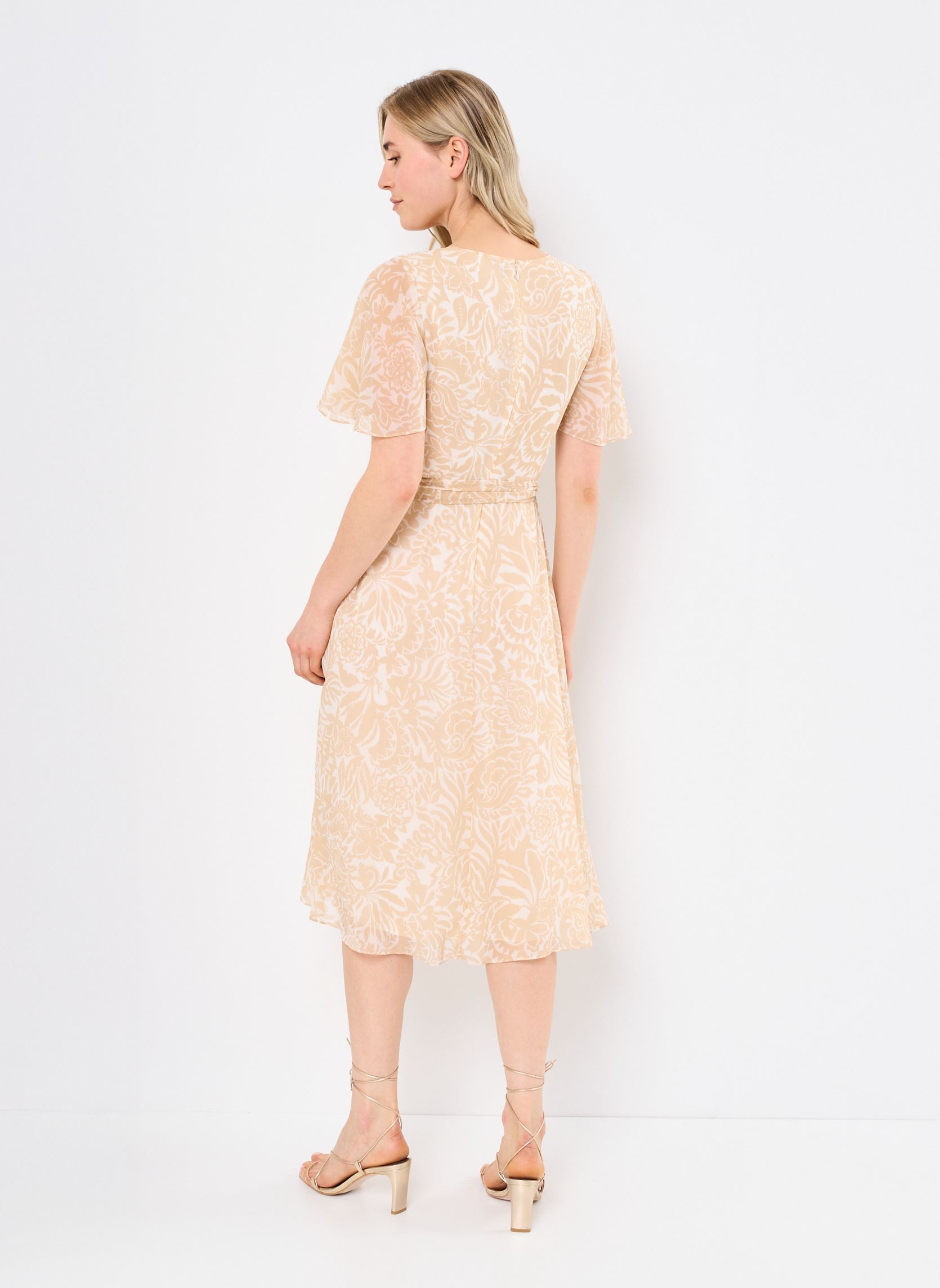 Kleider Filsee-Short Sleeve-Day Dress damen beige Lauren Ralph Lauren Kleider Filsee-Short Sleeve-Day Dress damen beige CREAM/TAN