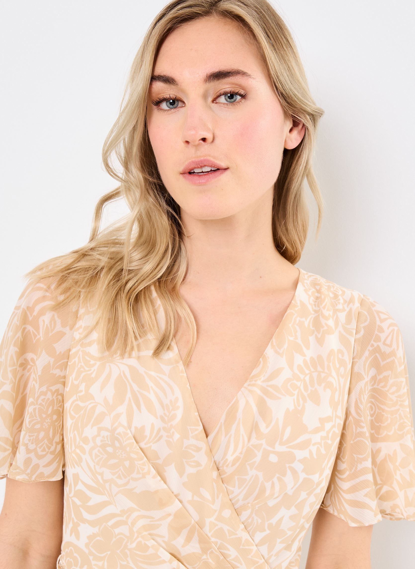 Kleider Filsee-Short Sleeve-Day Dress damen beige Lauren Ralph Lauren Kleider Filsee-Short Sleeve-Day Dress damen beige CREAM/TAN