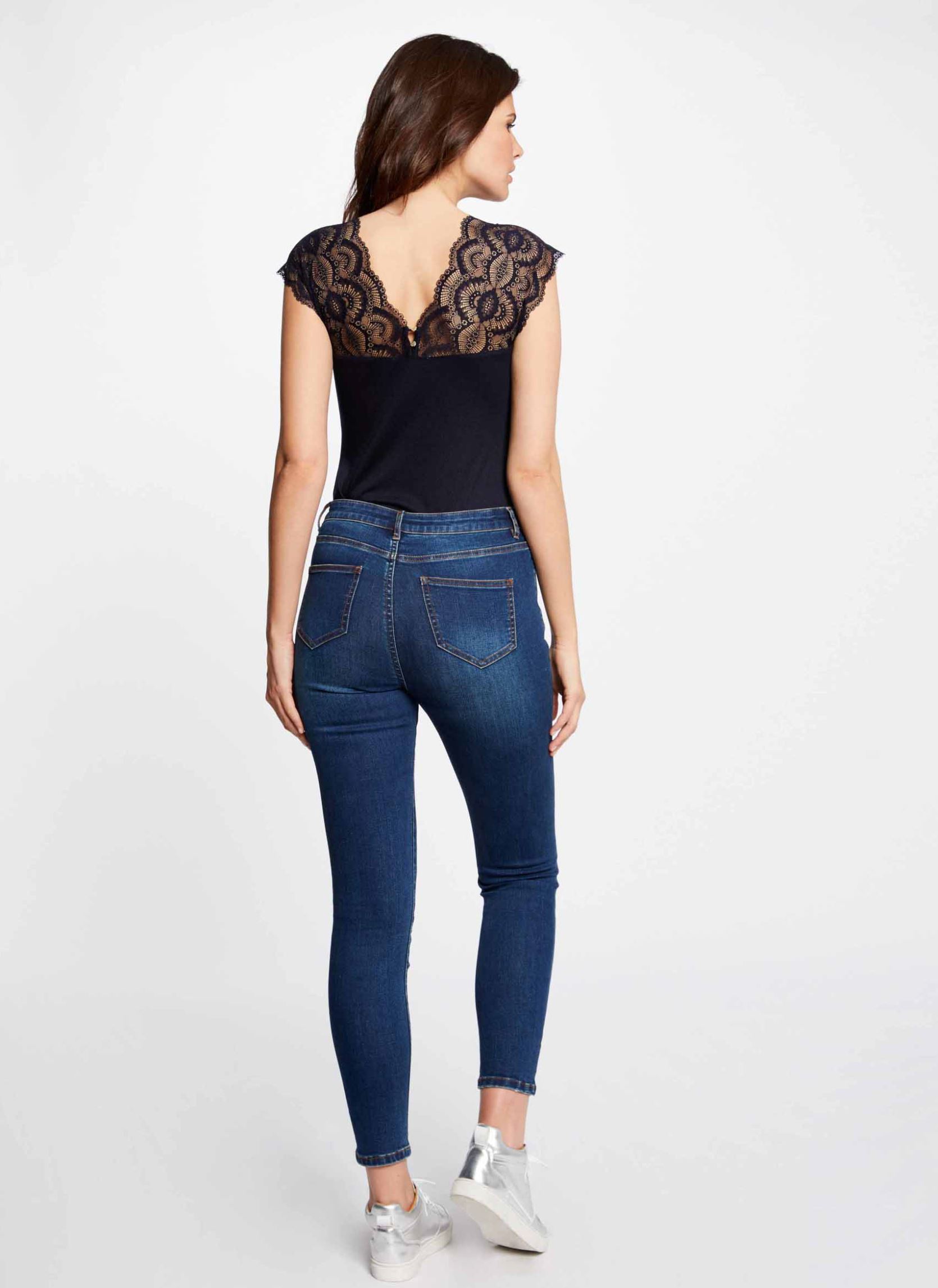 Tops 222-DELO dames blauw Morgan Tops 222-DELO dames blauw Marine