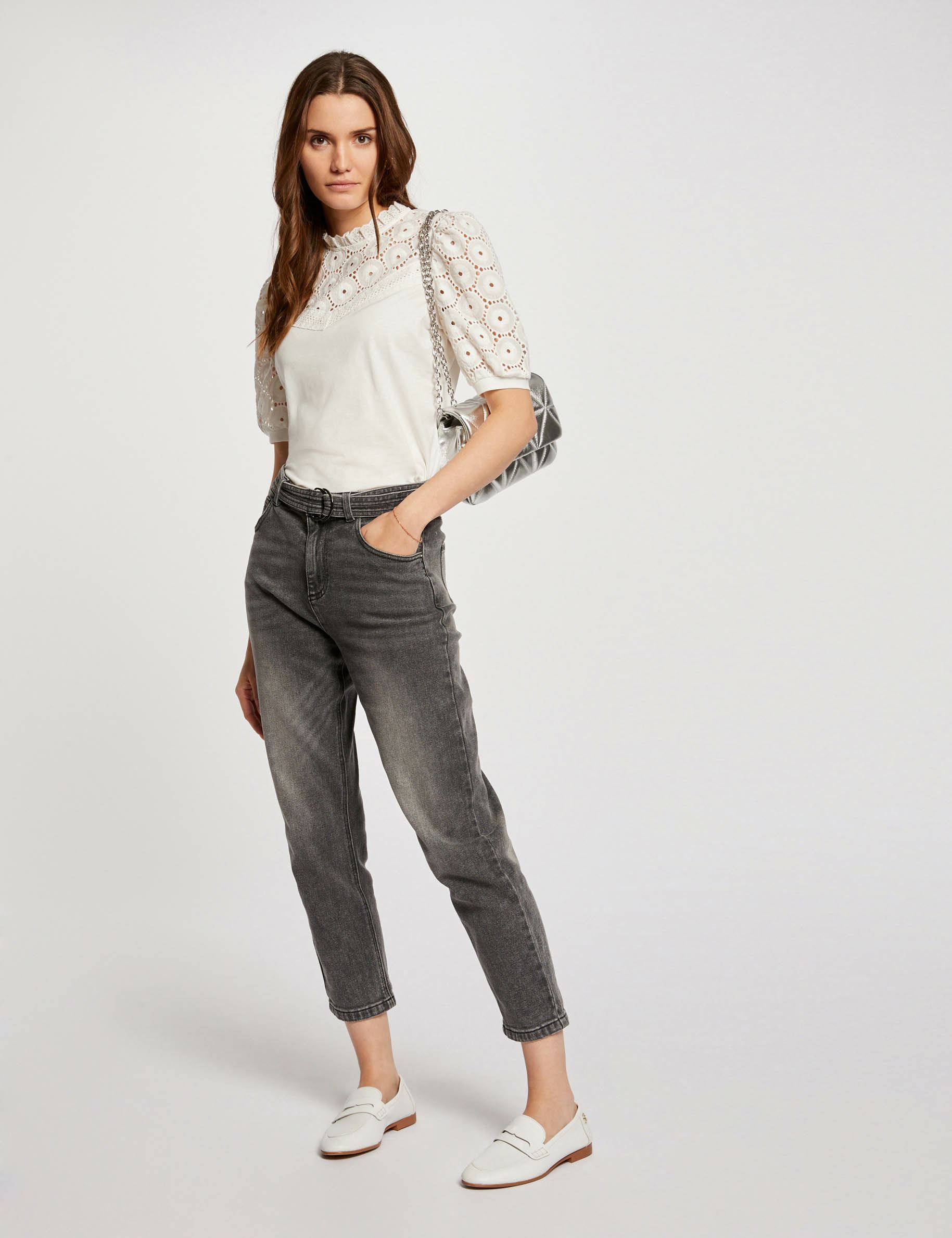 Blouses manches courtes 241-DULIE femme blanc Morgan Blouses manches courtes 241-DULIE femme blanc OFF WHITE