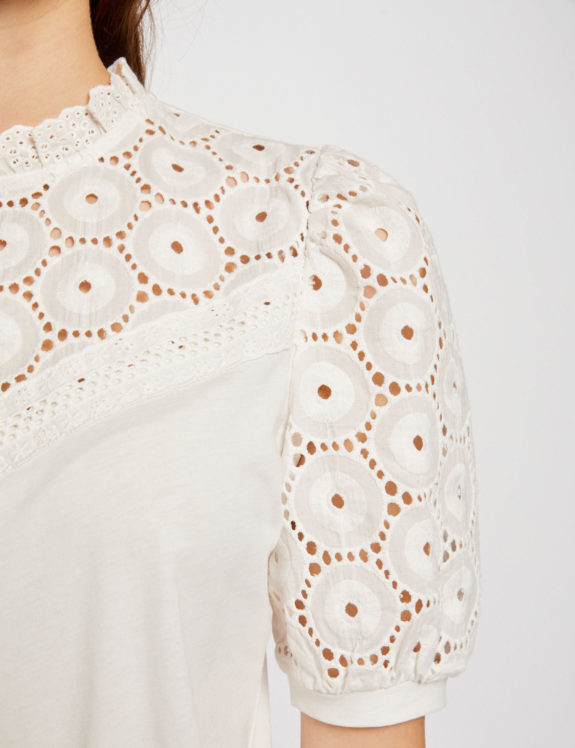 Blouses manches courtes 241-DULIE femme blanc Morgan Blouses manches courtes 241-DULIE femme blanc OFF WHITE