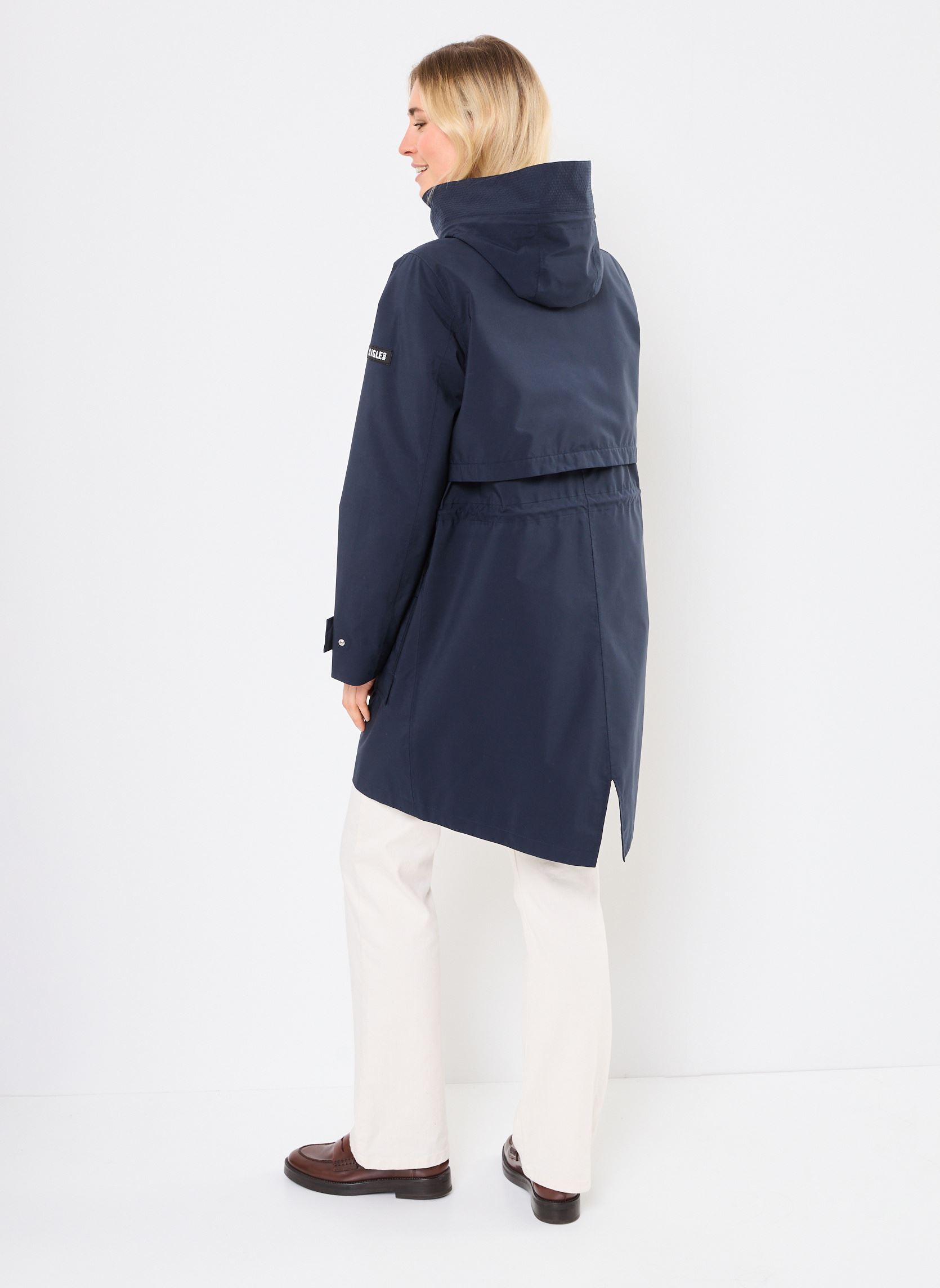 Parkas Parka fishtail Gore-Tex® - T-KIT femme bleu Aigle Parkas Parka fishtail Gore-Tex® - T-KIT femme bleu Empire