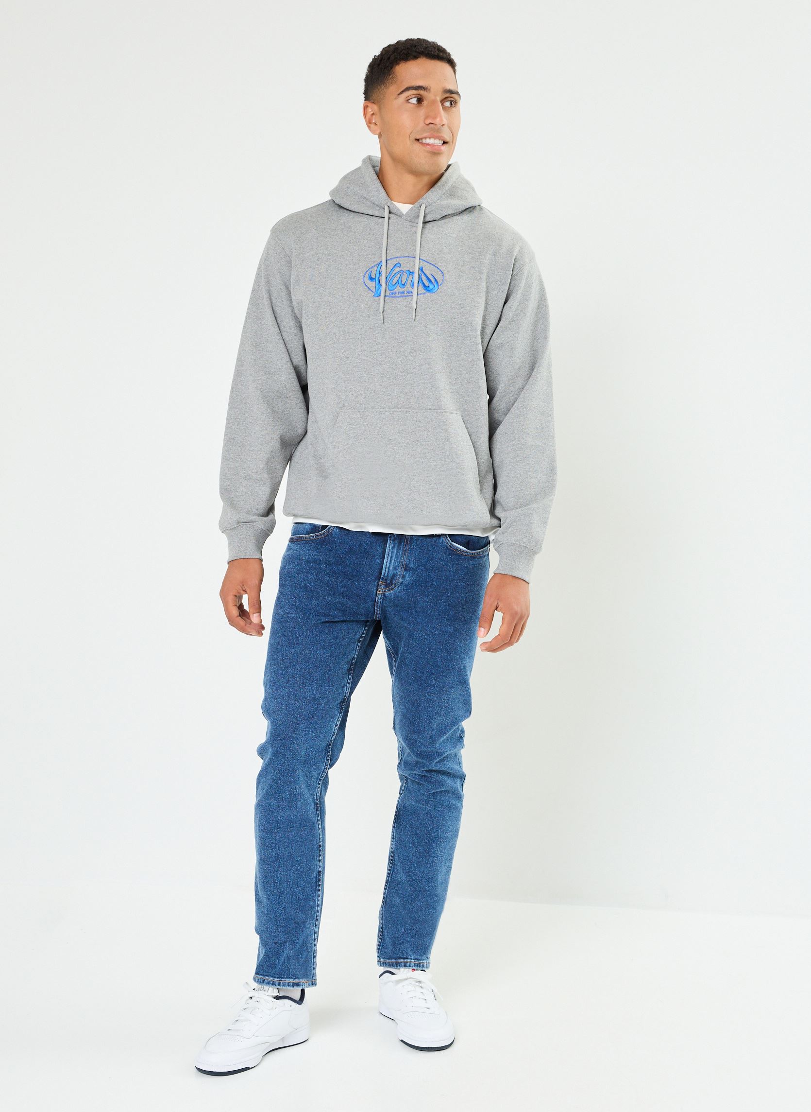 Hoodies Global Line Loose PO heren grijs Vans Hoodies Global Line Loose PO heren grijs CEMENT HEATHER
