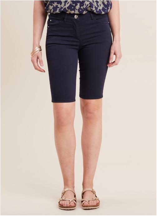 Breal Pantacourt Pantacourt Bleu Marine Femme Pantacourt Breal