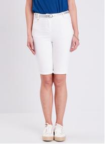 Bermudas PEBISOU femme blanc Bréal Bermudas PEBISOU femme blanc Blanc