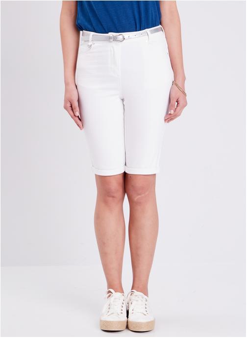 Bréal Bermudas PEBISOU femme blanc