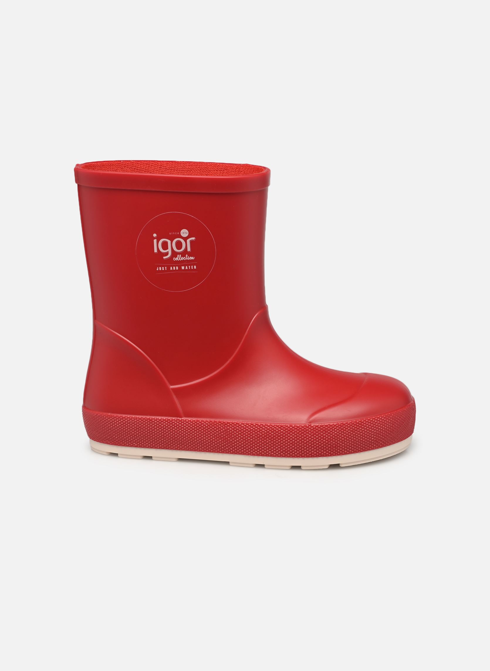Bottes de pluie Yogi nautico barefoot rouge Igor Bottes de pluie Yogi nautico barefoot rouge ROJO