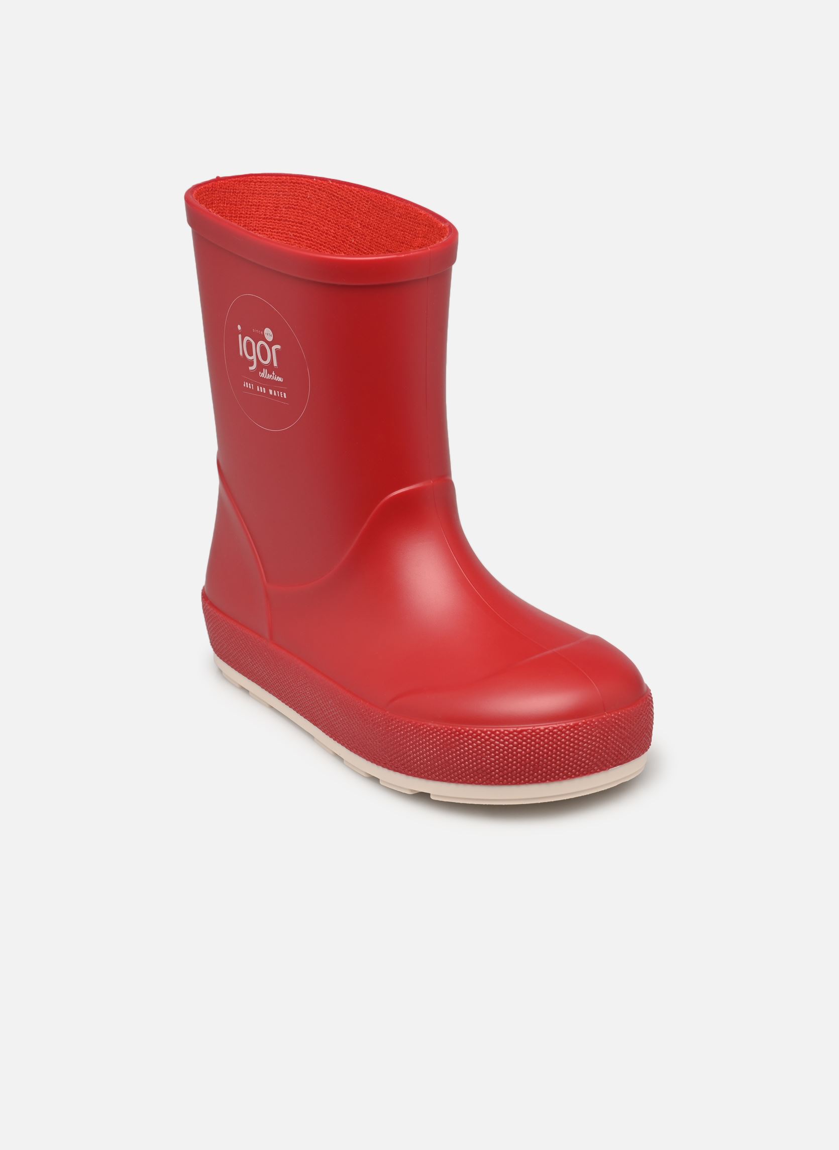 Bottes de pluie Yogi nautico barefoot rouge Igor Bottes de pluie Yogi nautico barefoot rouge ROJO