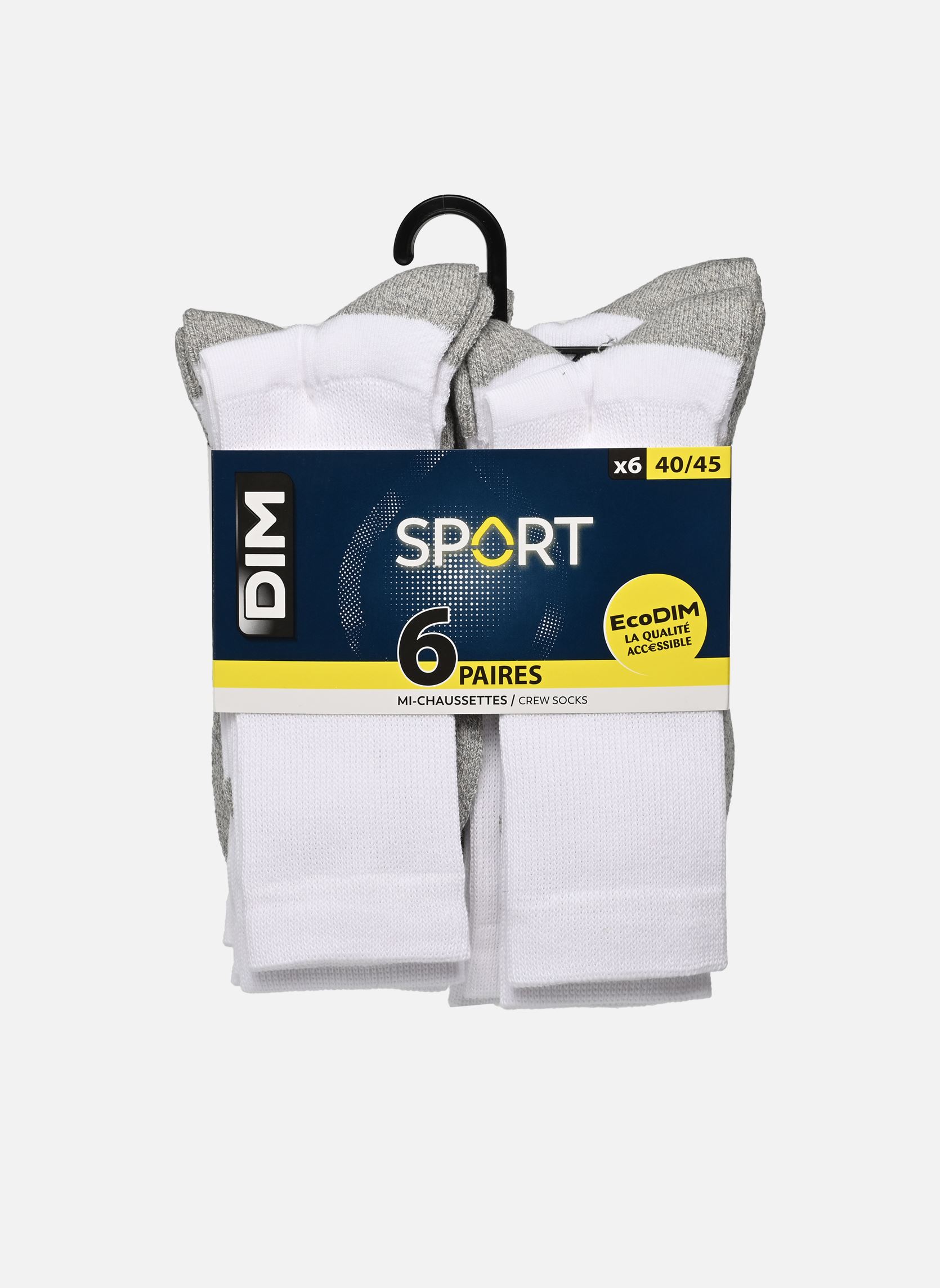 Socken Ecodim Sport X6 herren weiß Dim Socken Ecodim Sport X6 herren weiß BLANC