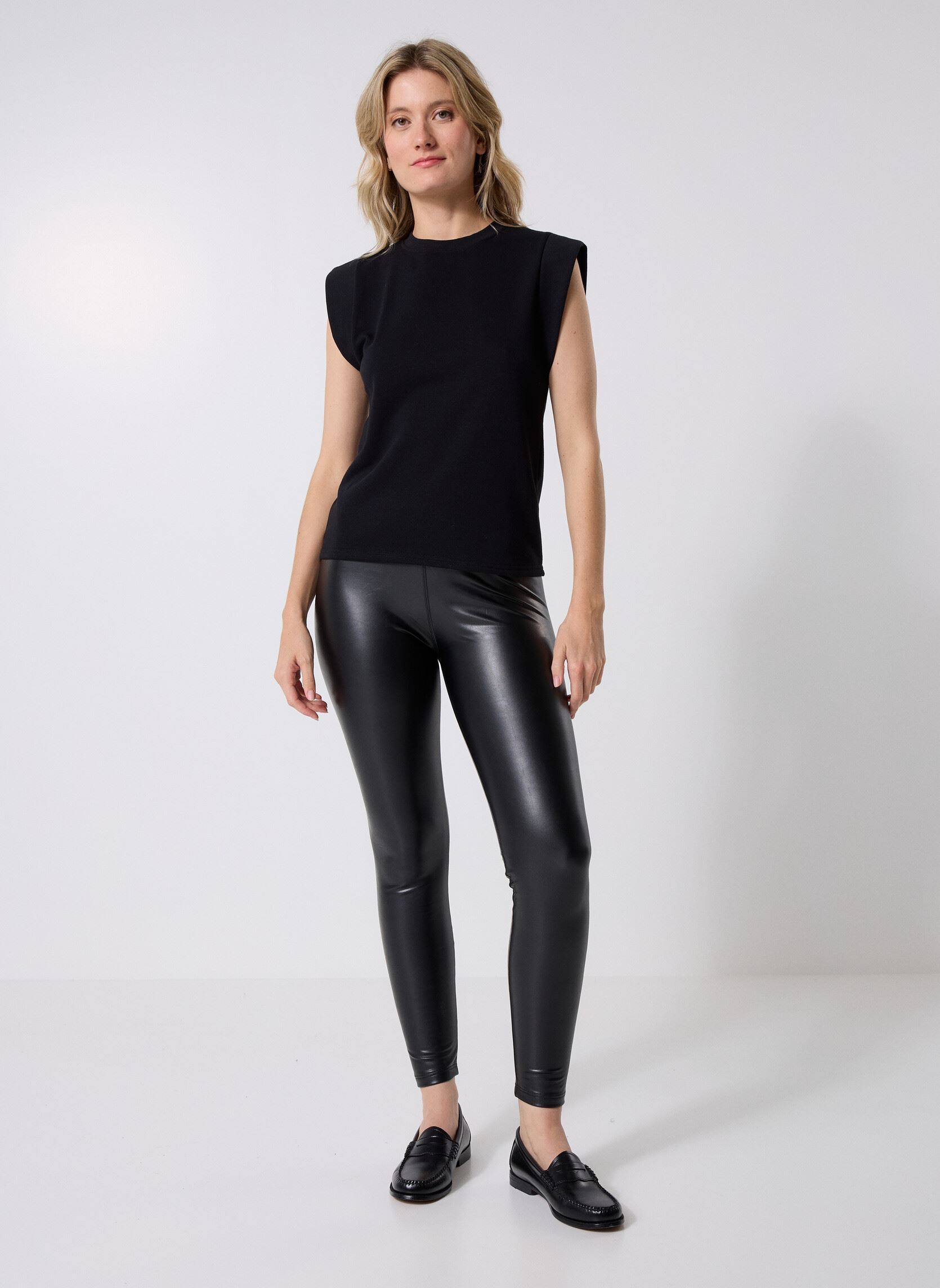 Leggings Relax & Go Efet Cuir Legging damen schwarz Dim Leggings Relax & Go Efet Cuir Legging damen schwarz NOIR
