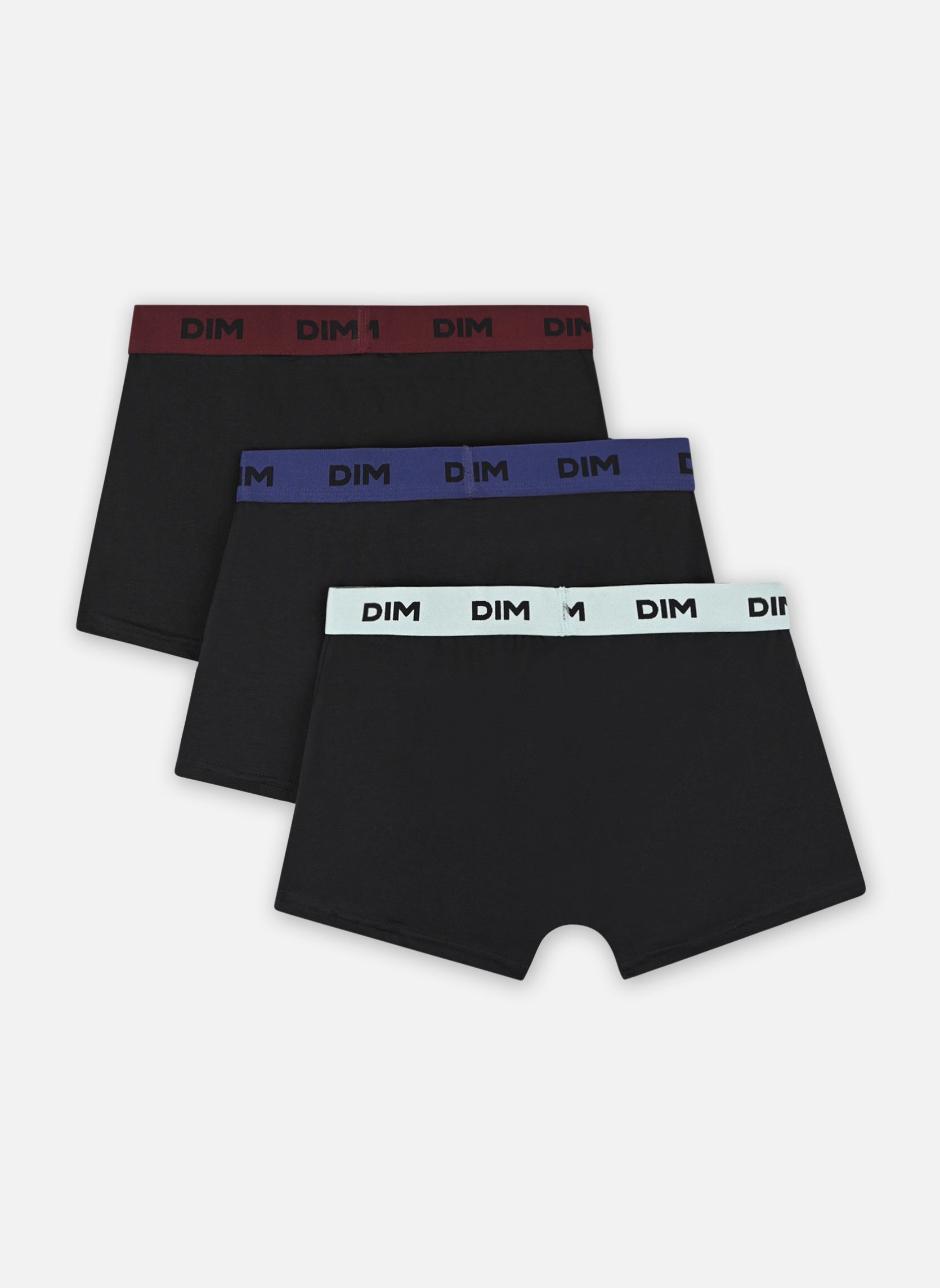 Sportunterwäsche Mix & Colors Boxers X3 herren schwarz Dim Sportunterwäsche Mix & Colors Boxers X3 herren schwarz NOIR CEINTURE FLOCON/CENDRE/RA