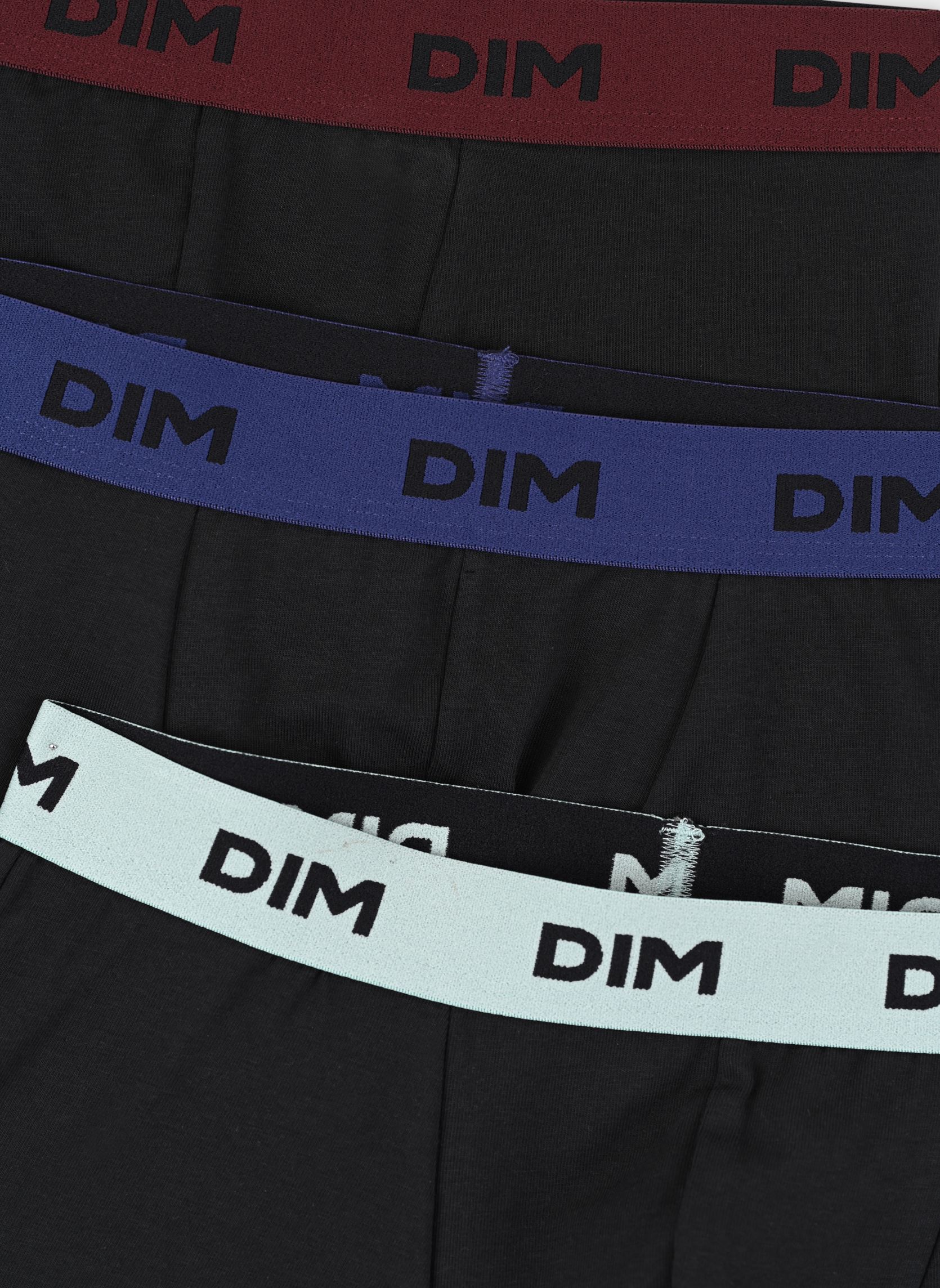 Sportunterwäsche Mix & Colors Boxers X3 herren schwarz Dim Sportunterwäsche Mix & Colors Boxers X3 herren schwarz NOIR CEINTURE FLOCON/CENDRE/RA