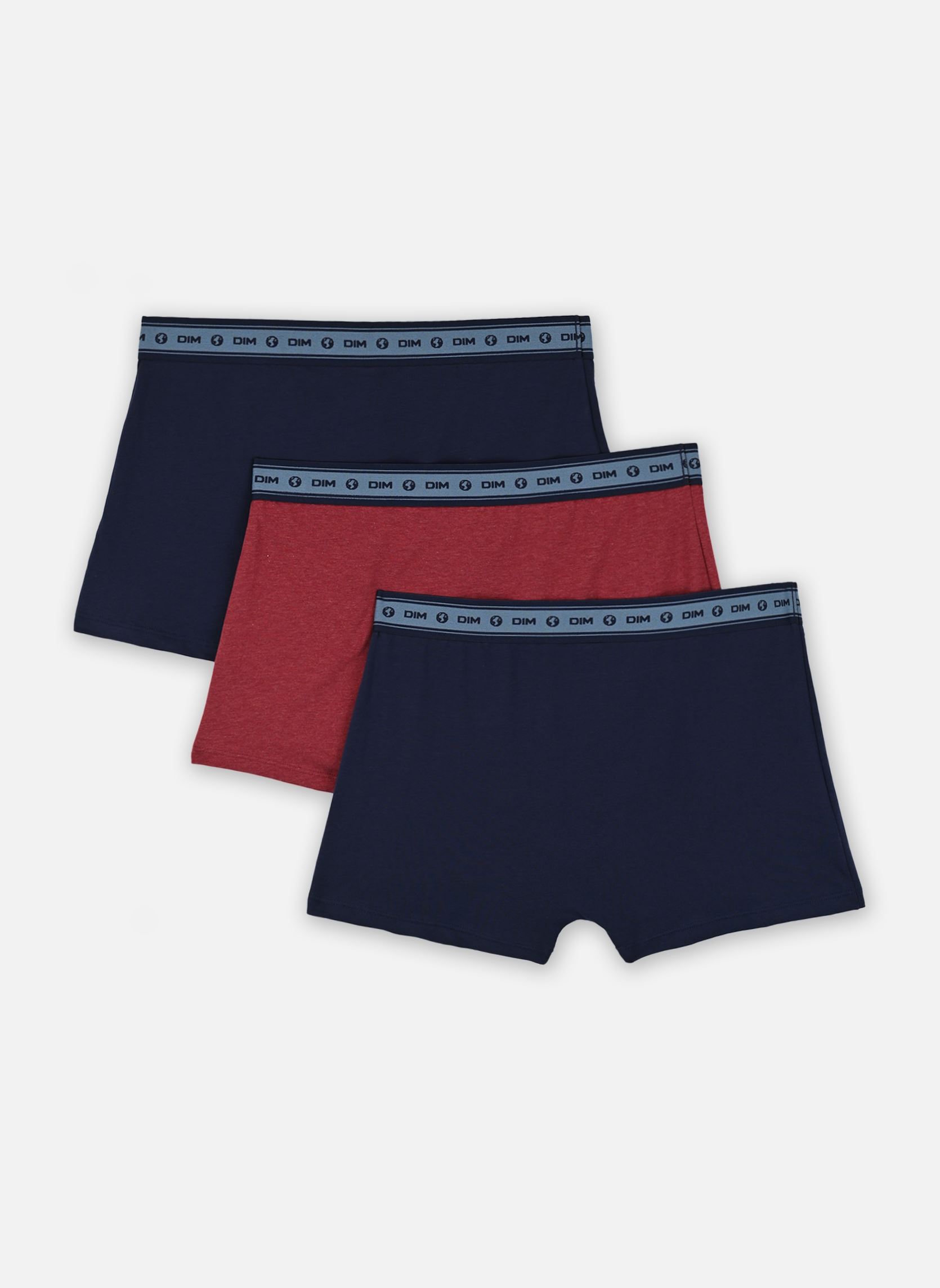 Sportondergoed Good Boxer X3 heren blauw Dim Sportondergoed Good Boxer X3 heren blauw Bleu Denim/Rouge Vin/Bleu Deni