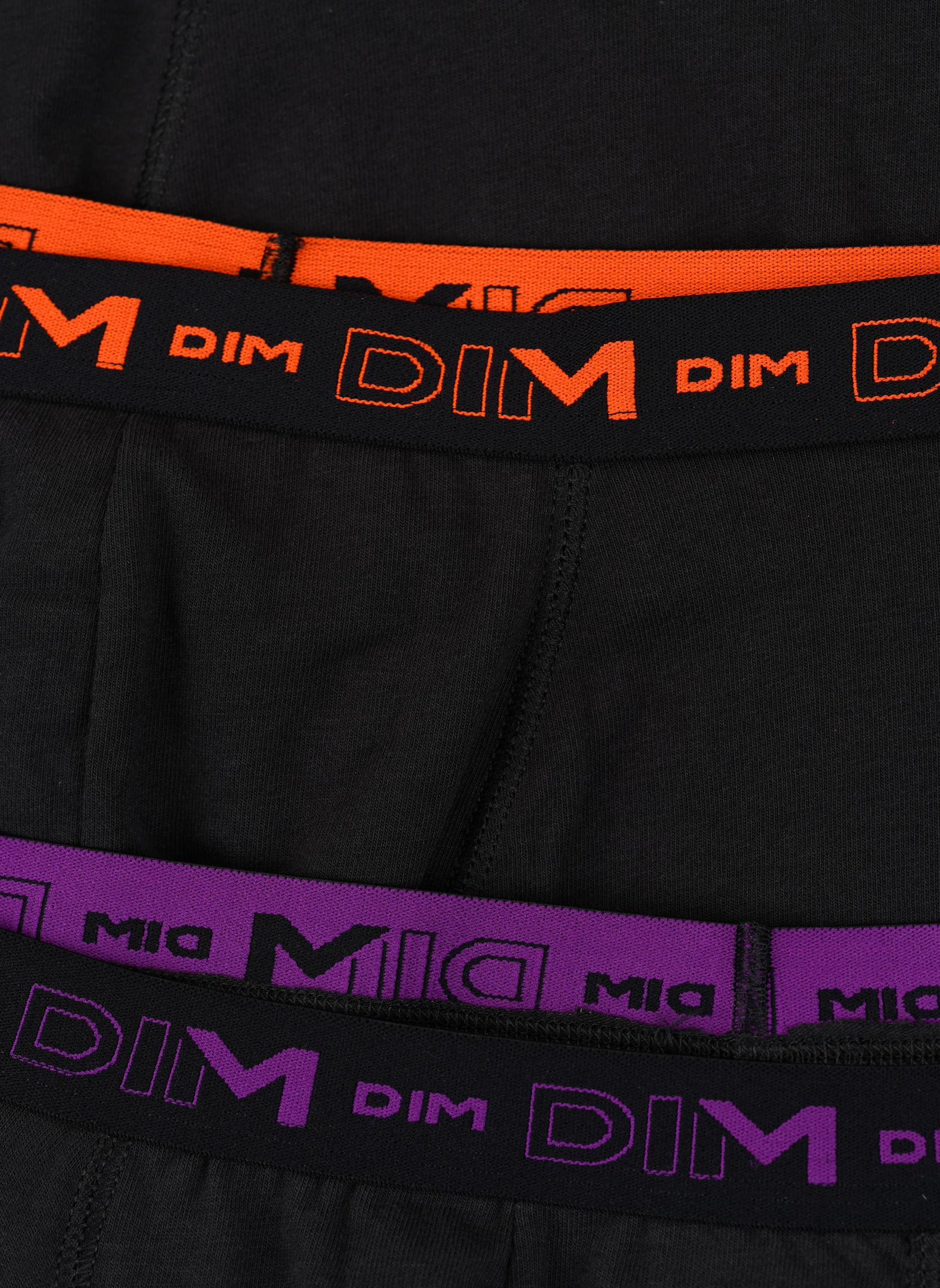 Sportondergoed Coton Stretch Boxers X3 heren zwart Dim Sportondergoed Coton Stretch Boxers X3 heren zwart NOIRCASSIS/NOIRORANGE/NOIRBLEU