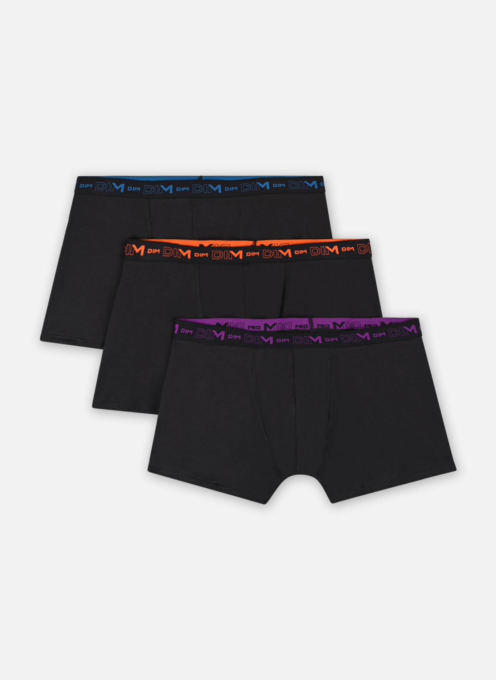 Dim 6596 Boxer Uni Lot de 3 Homme Cassis XX Large - vue 5