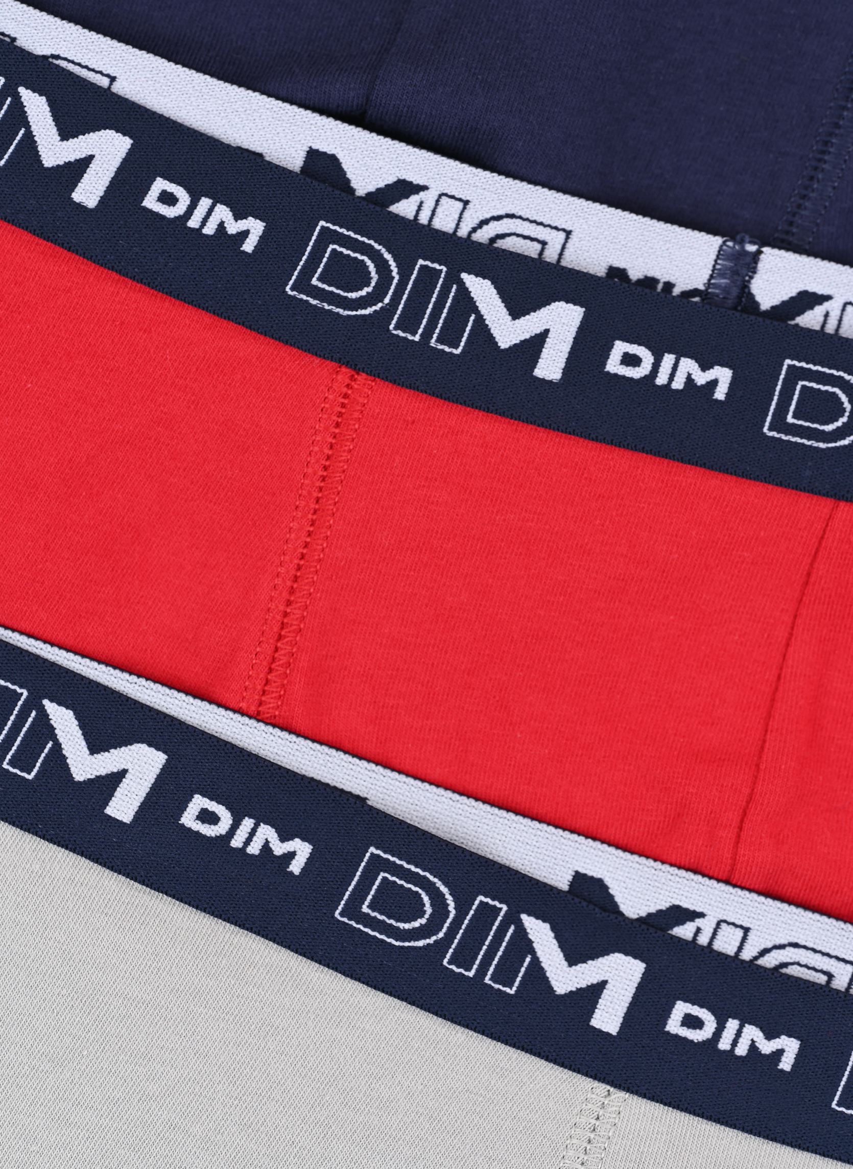 Sportunterwäsche Coton Stretch Boxers X3 herren blau Dim Sportunterwäsche Coton Stretch Boxers X3 herren blau BLEU DENIM/ROUGE TOPAZE/ACIER