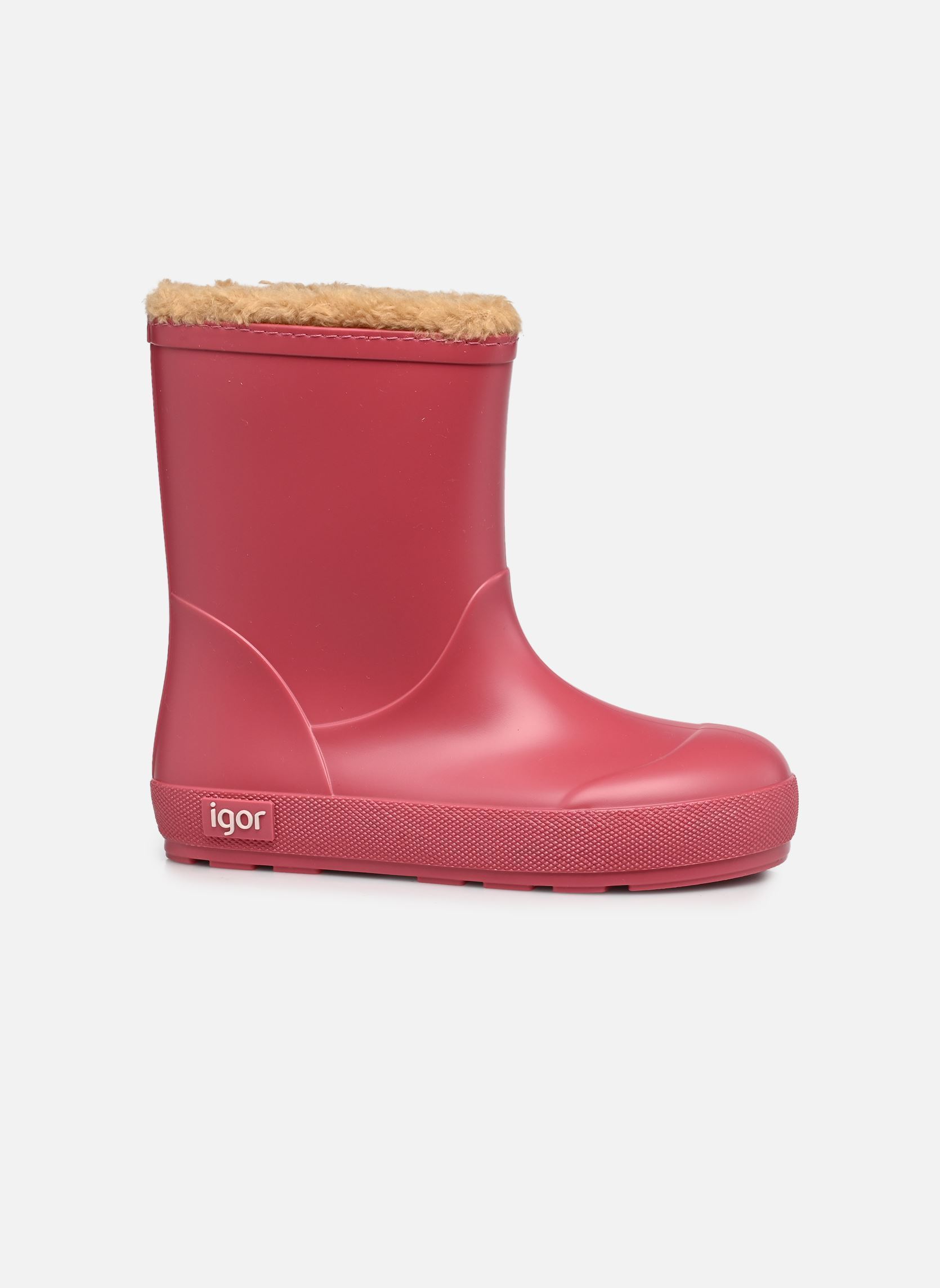 Bottines Yogi borreguito barefoot fille rose Igor Bottines Yogi borreguito barefoot fille rose FRAMBUESA