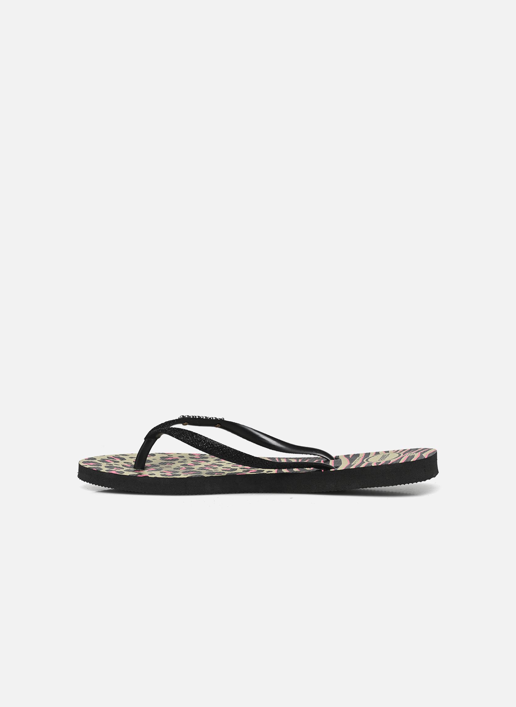 Slippers HAV. SLIM ANIMALS MIX dames meerkleurig Havaianas Slippers HAV. SLIM ANIMALS MIX dames meerkleurig BLACK/GREY