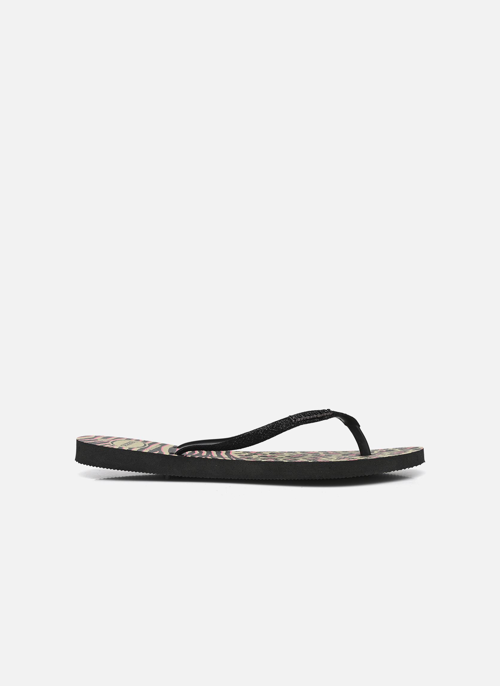 Slippers HAV. SLIM ANIMALS MIX dames meerkleurig Havaianas Slippers HAV. SLIM ANIMALS MIX dames meerkleurig BLACK/GREY