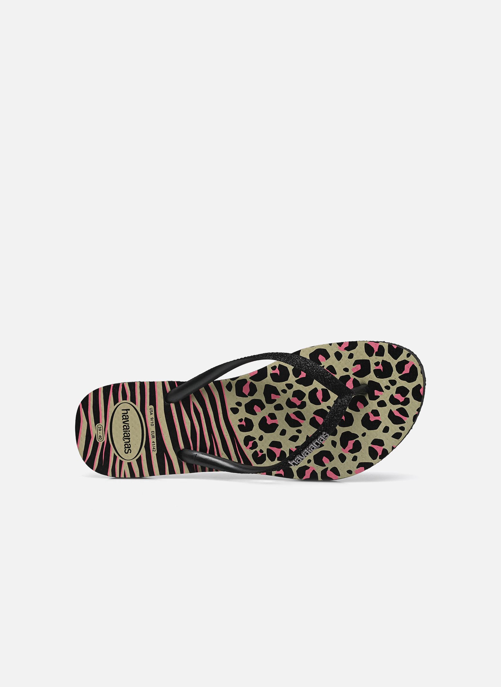 Slippers HAV. SLIM ANIMALS MIX dames meerkleurig Havaianas Slippers HAV. SLIM ANIMALS MIX dames meerkleurig BLACK/GREY