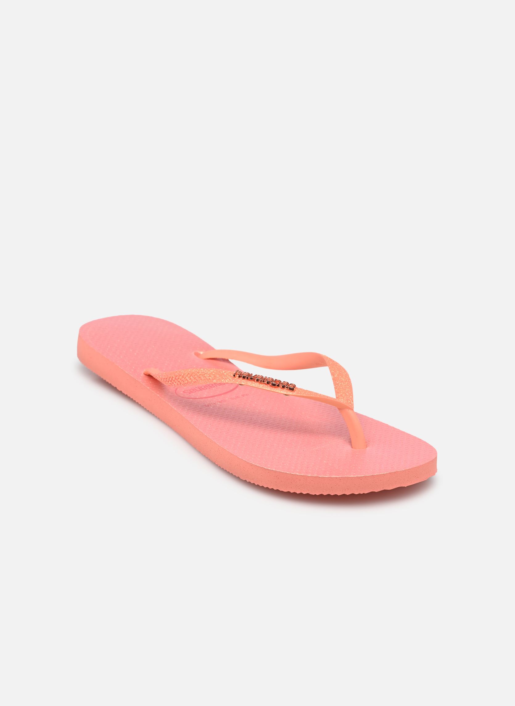 Flip-Flops HAV. SLIM GLITTER IRIDESCENT damen orange Havaianas Flip-Flops HAV. SLIM GLITTER IRIDESCENT damen orange PEACH ROSE
