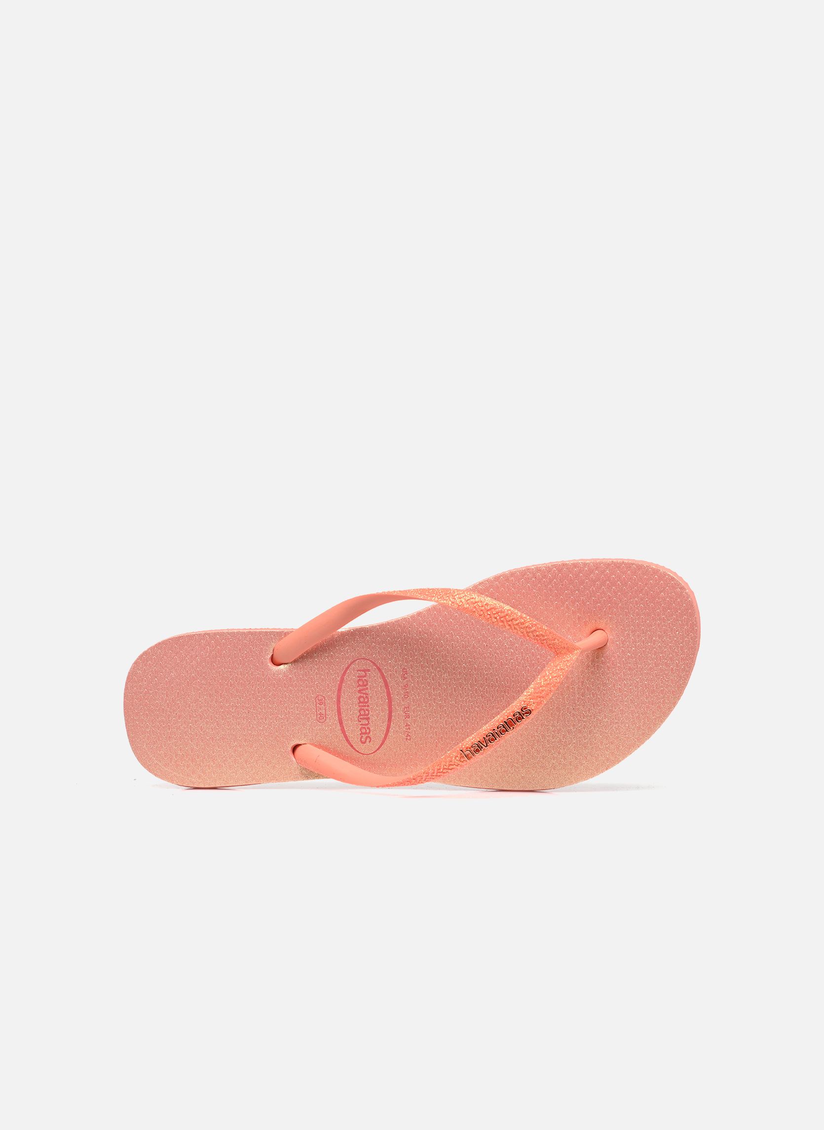Flip-Flops HAV. SLIM GLITTER IRIDESCENT damen orange Havaianas Flip-Flops HAV. SLIM GLITTER IRIDESCENT damen orange PEACH ROSE