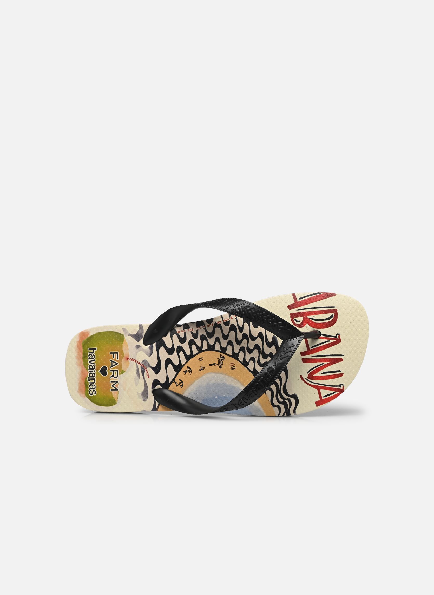 Flip-Flops HAV. TOP FARM COPACABANA damen mehrfarbig Havaianas Flip-Flops HAV. TOP FARM COPACABANA damen mehrfarbig BLACK