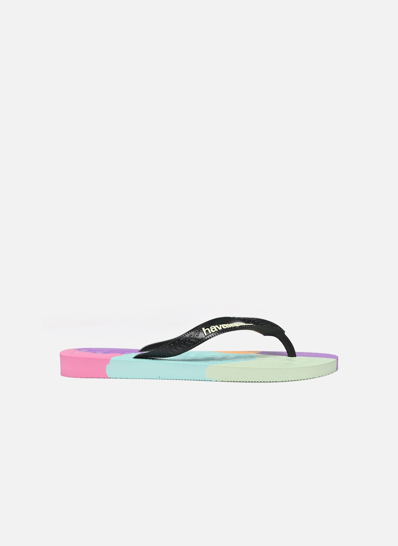 Slippers HAV. TOP LOGOMANIA COLORS II W dames meerkleurig Havaianas Slippers HAV. TOP LOGOMANIA COLORS II W dames meerkleurig BLACK