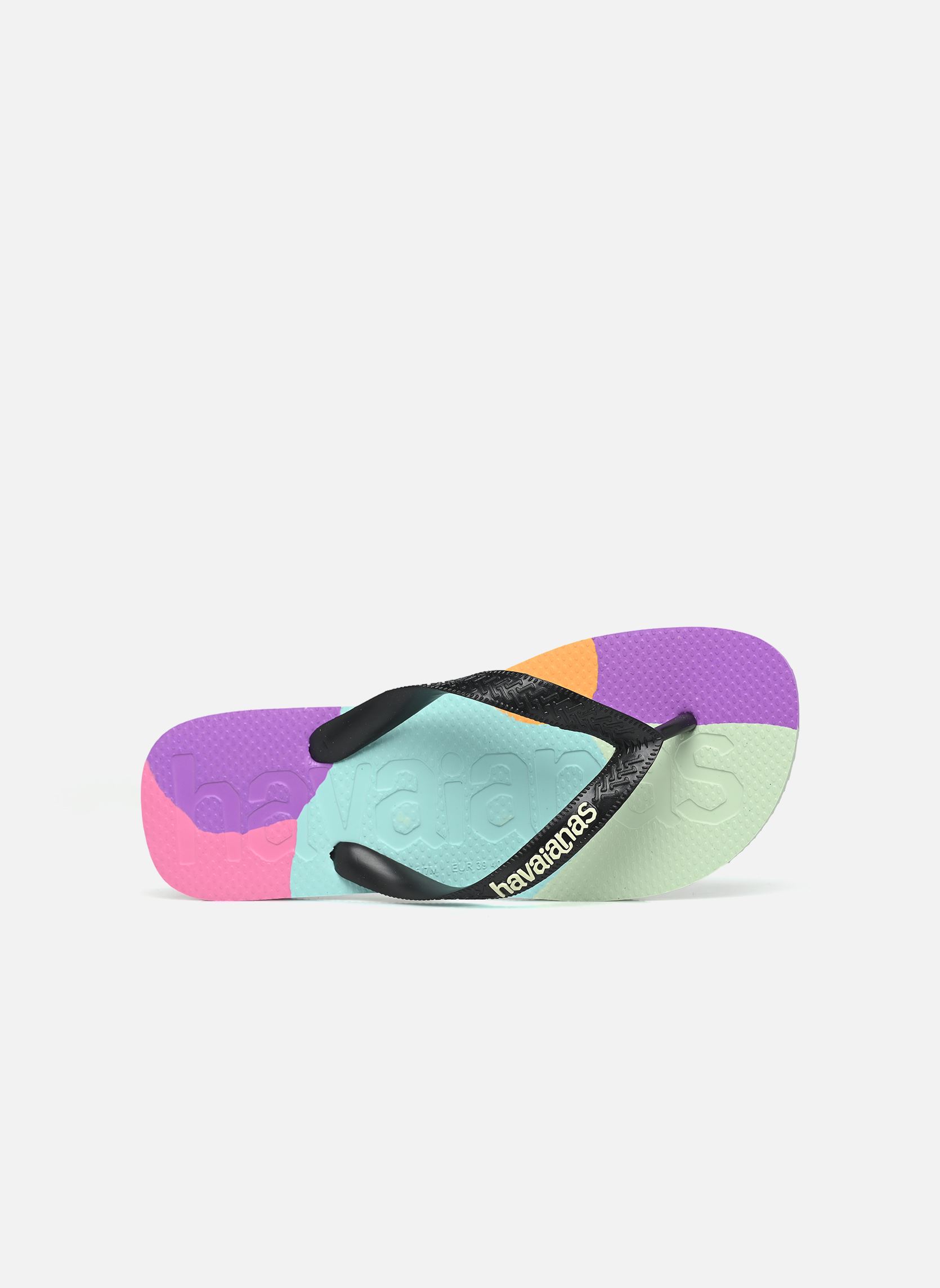 Slippers HAV. TOP LOGOMANIA COLORS II W dames meerkleurig Havaianas Slippers HAV. TOP LOGOMANIA COLORS II W dames meerkleurig BLACK
