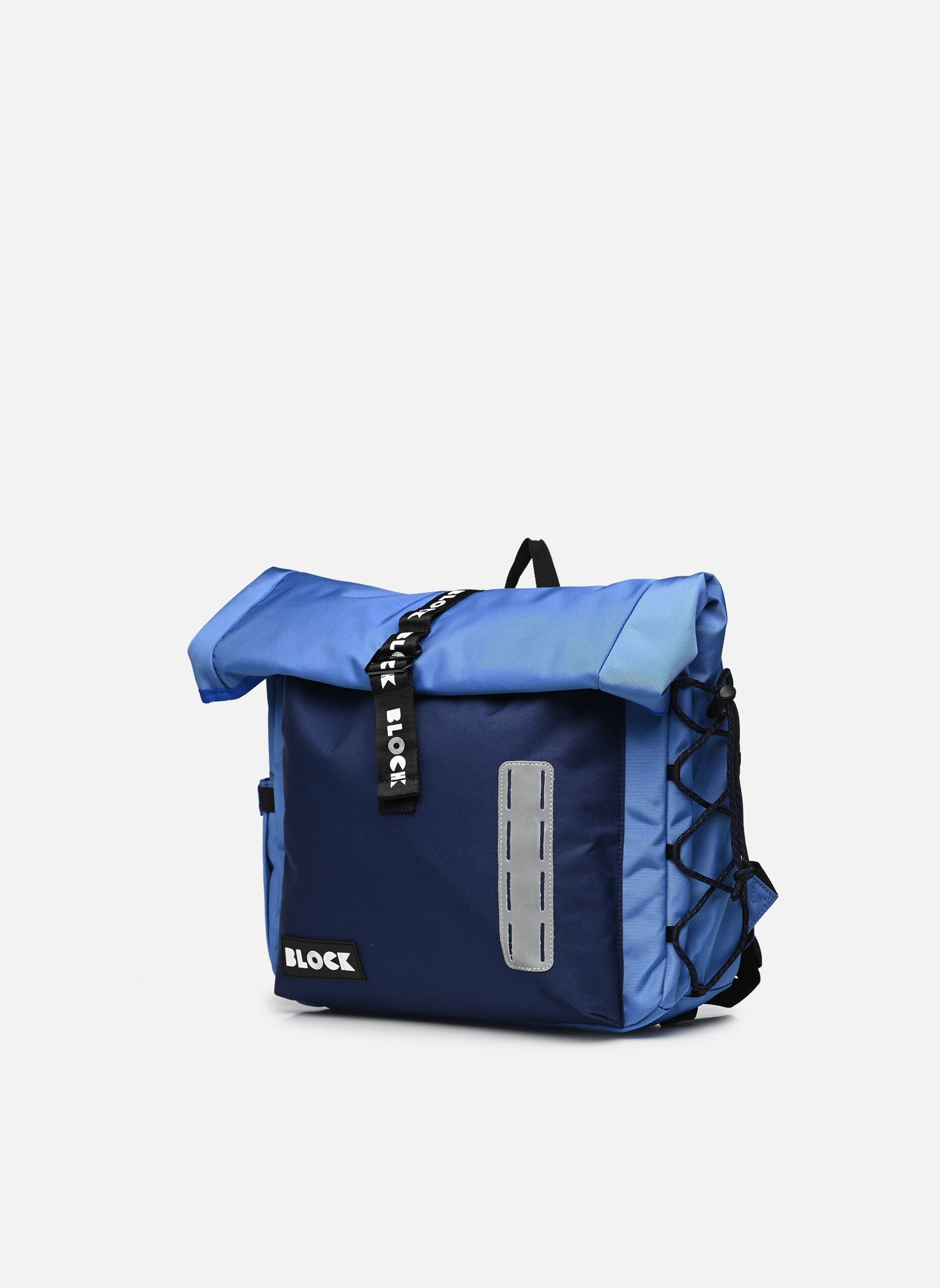Rugtassen URBAN ROLL TOP MEDIUM jongens blauw Block Rugtassen URBAN ROLL TOP MEDIUM jongens blauw BLEU