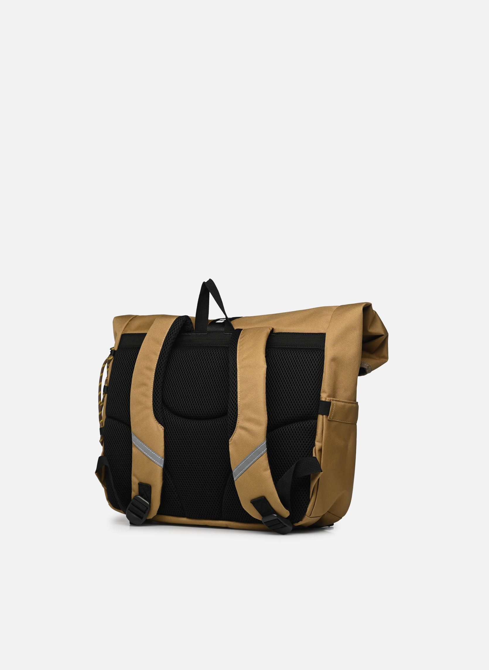 Rugtassen URBAN ROLL TOP MEDIUM jongens beige Block Rugtassen URBAN ROLL TOP MEDIUM jongens beige TAUPE