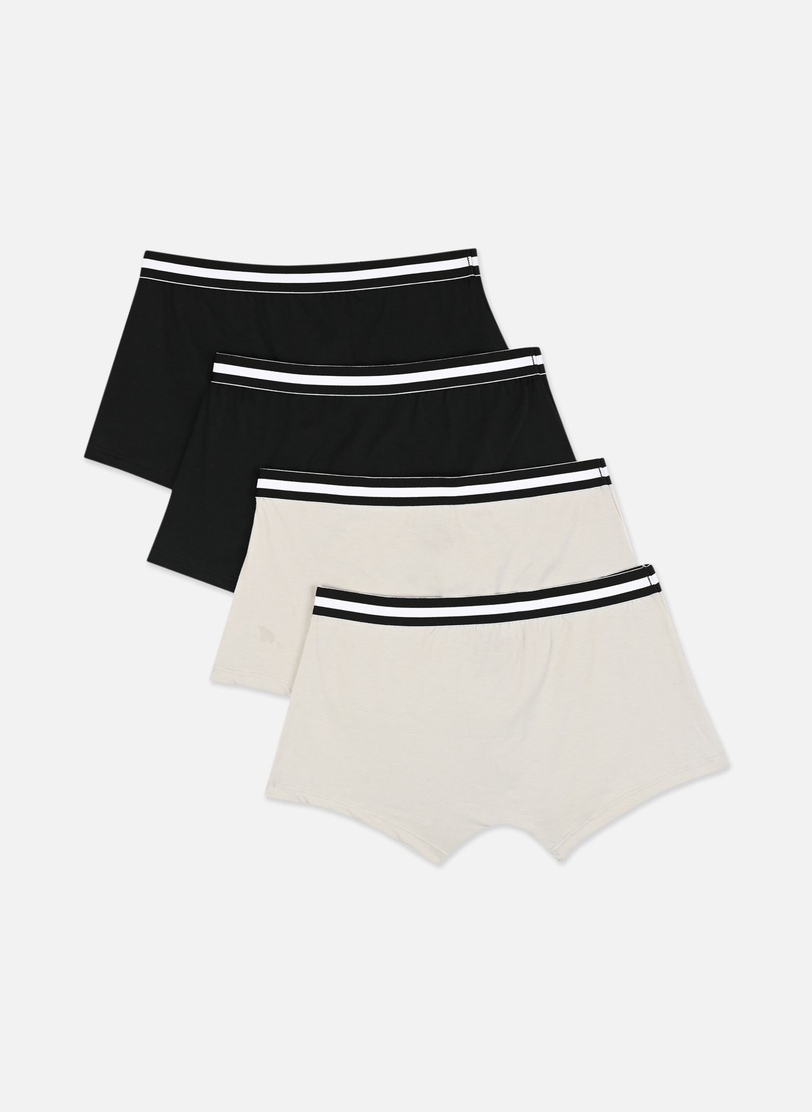 Sportondergoed Ecodim Boxers X4 heren zwart Dim Sportondergoed Ecodim Boxers X4 heren zwart NOIR/GRIS