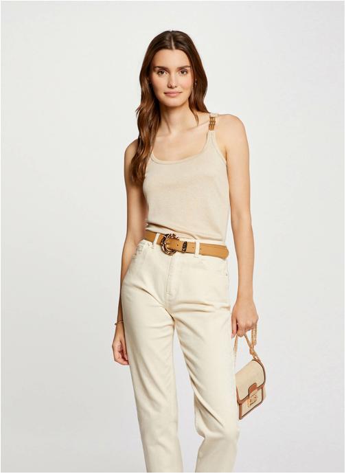 Morgan Tops 241-DIDO1 femme beige
