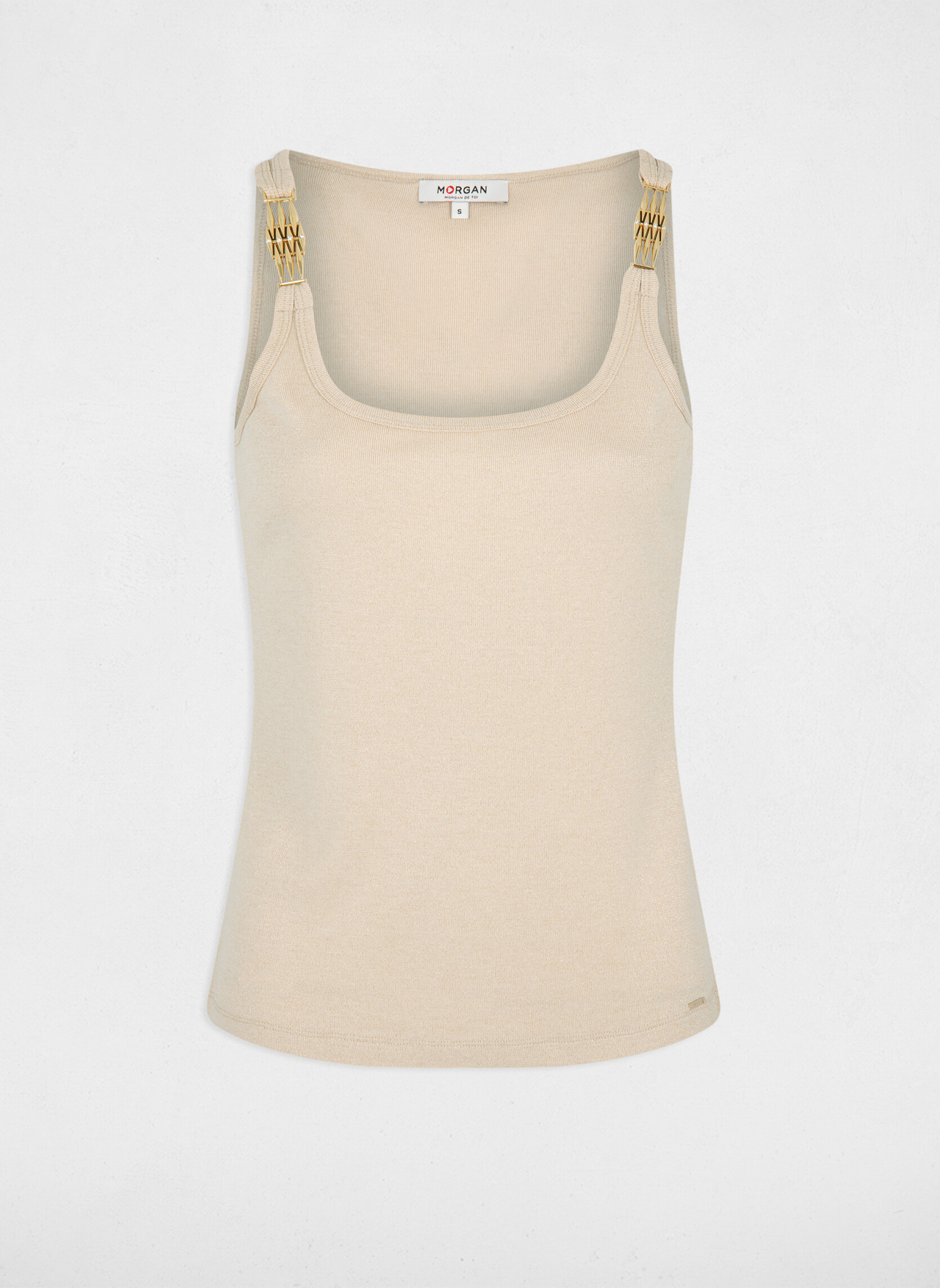 Tops 241-DIDO1 femme beige Morgan Tops 241-DIDO1 femme beige Beige