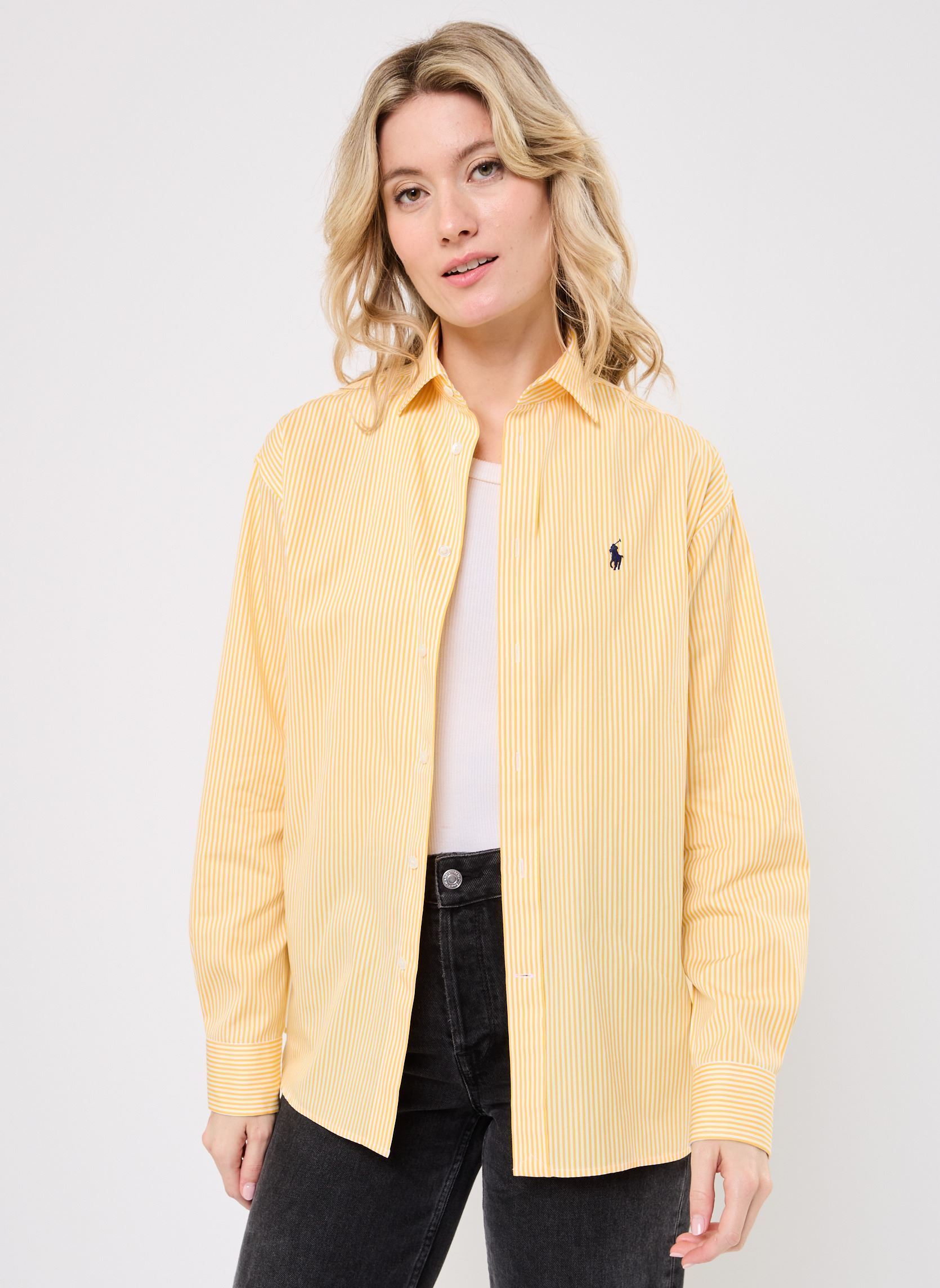 Polo Ralph Lauren Lange mouw overhemden Chemise décontractée rayée