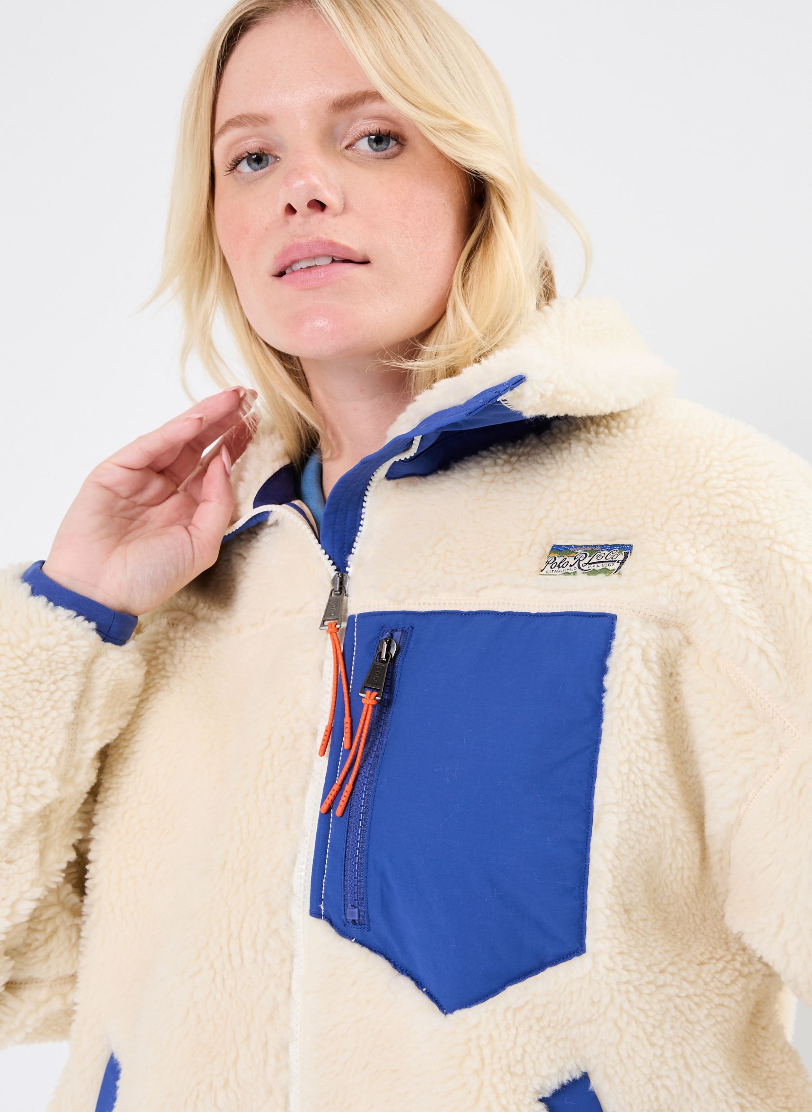 Chalecos Rlxd Hp Fz-Long Sleeve-Full Zip mujer blanco Polo Ralph Lauren Chalecos Rlxd Hp Fz-Long Sleeve-Full Zip mujer blanco WINTER CREAM