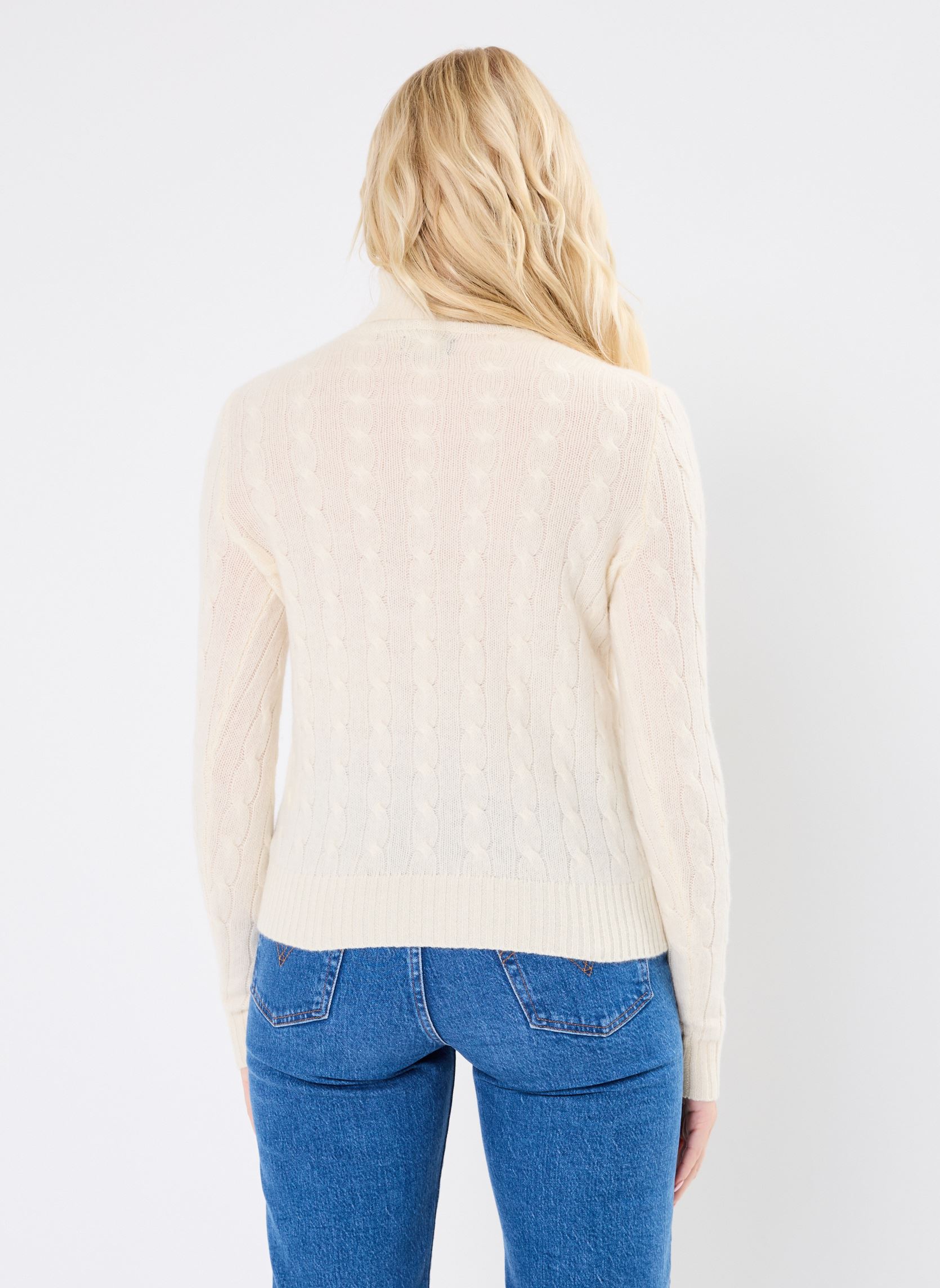 Pulls Ls Tn-Long Sleeve-Pullover femme blanc Polo Ralph Lauren Pulls Ls Tn-Long Sleeve-Pullover femme blanc Authentic Cream