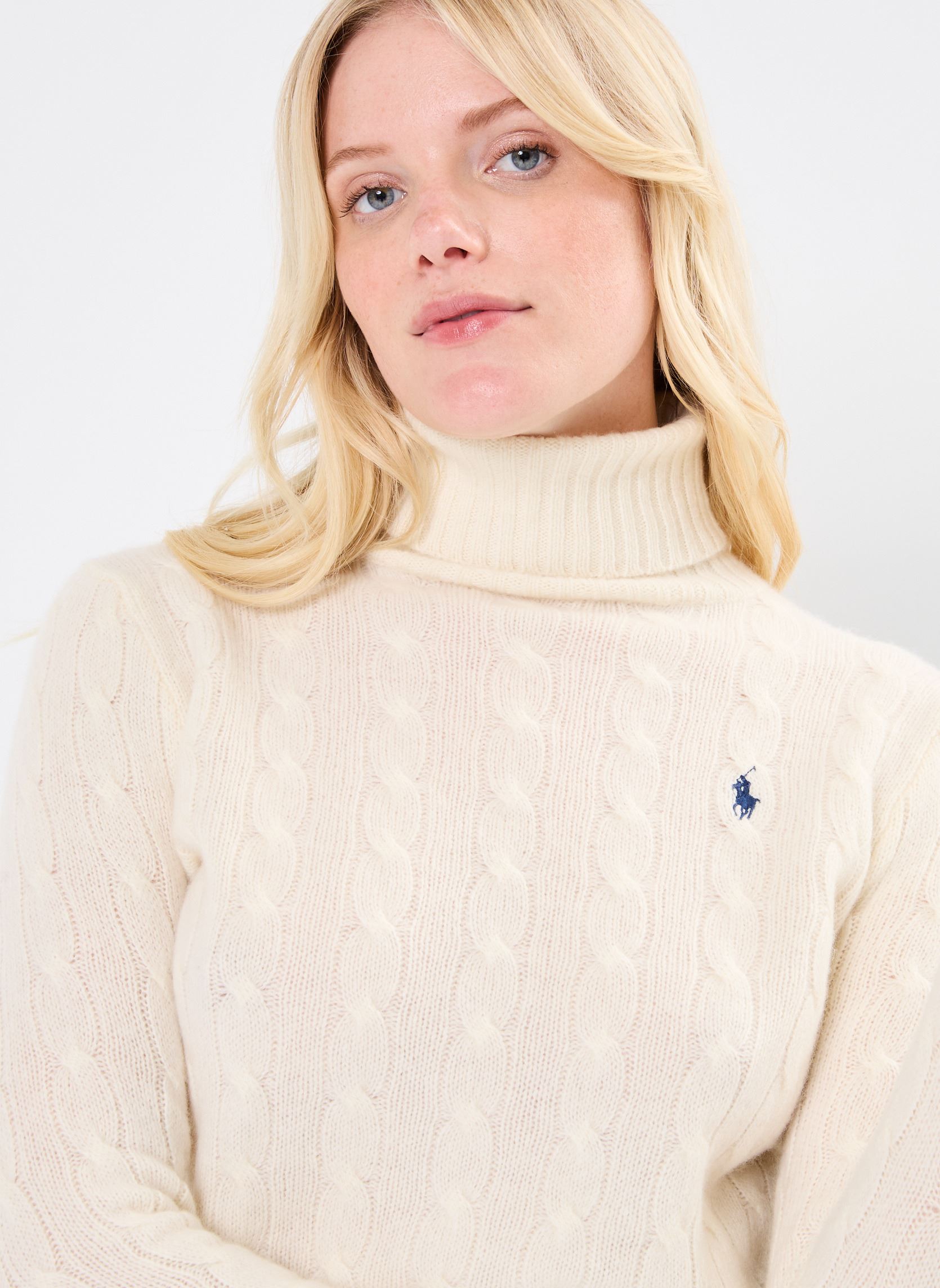 Pulls Ls Tn-Long Sleeve-Pullover femme blanc Polo Ralph Lauren Pulls Ls Tn-Long Sleeve-Pullover femme blanc Authentic Cream