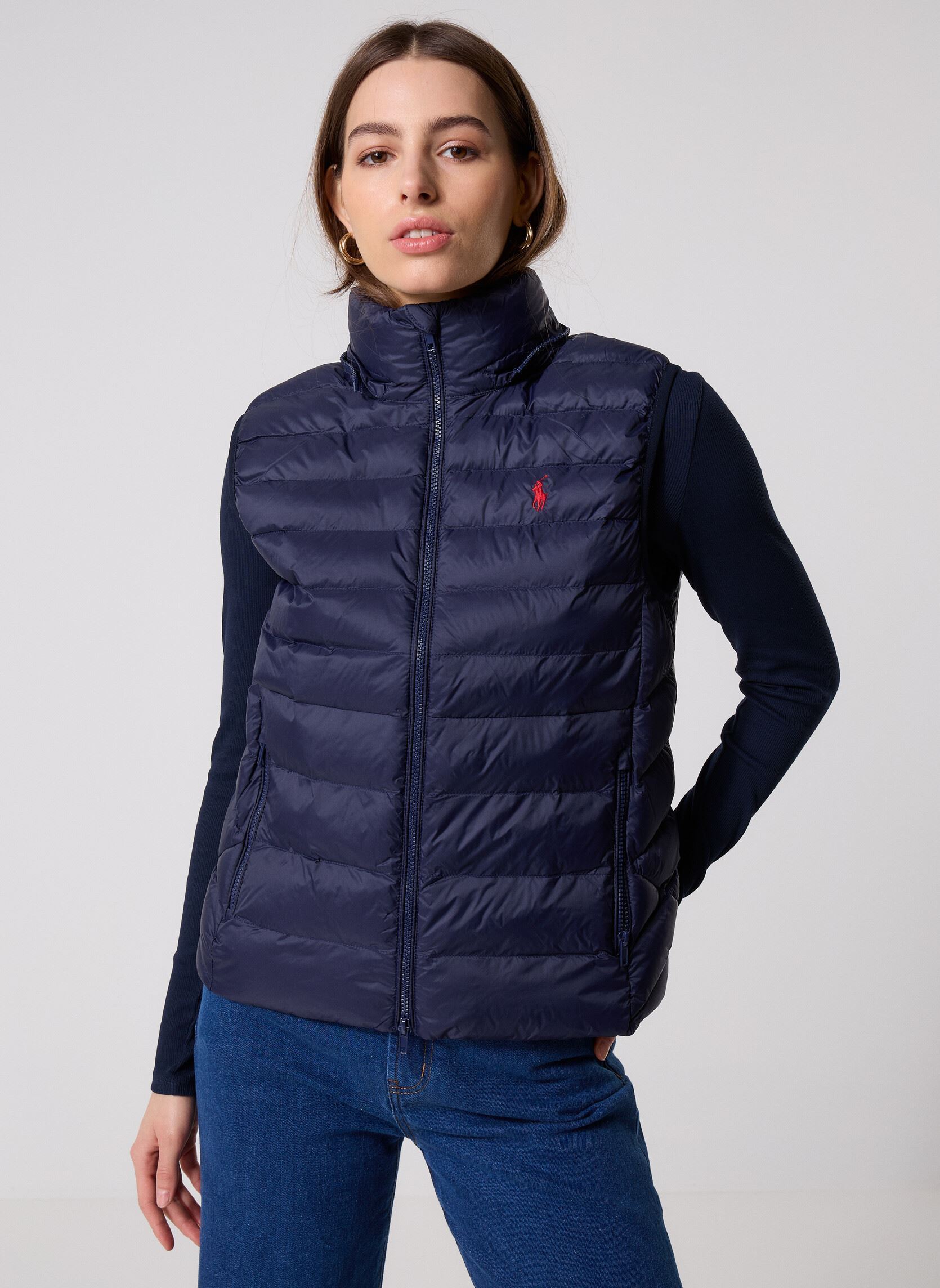 Vestes Cldn Pk Vst-Insulated-Vest femme bleu Polo Ralph Lauren Vestes Cldn Pk Vst-Insulated-Vest femme bleu RL NAVY