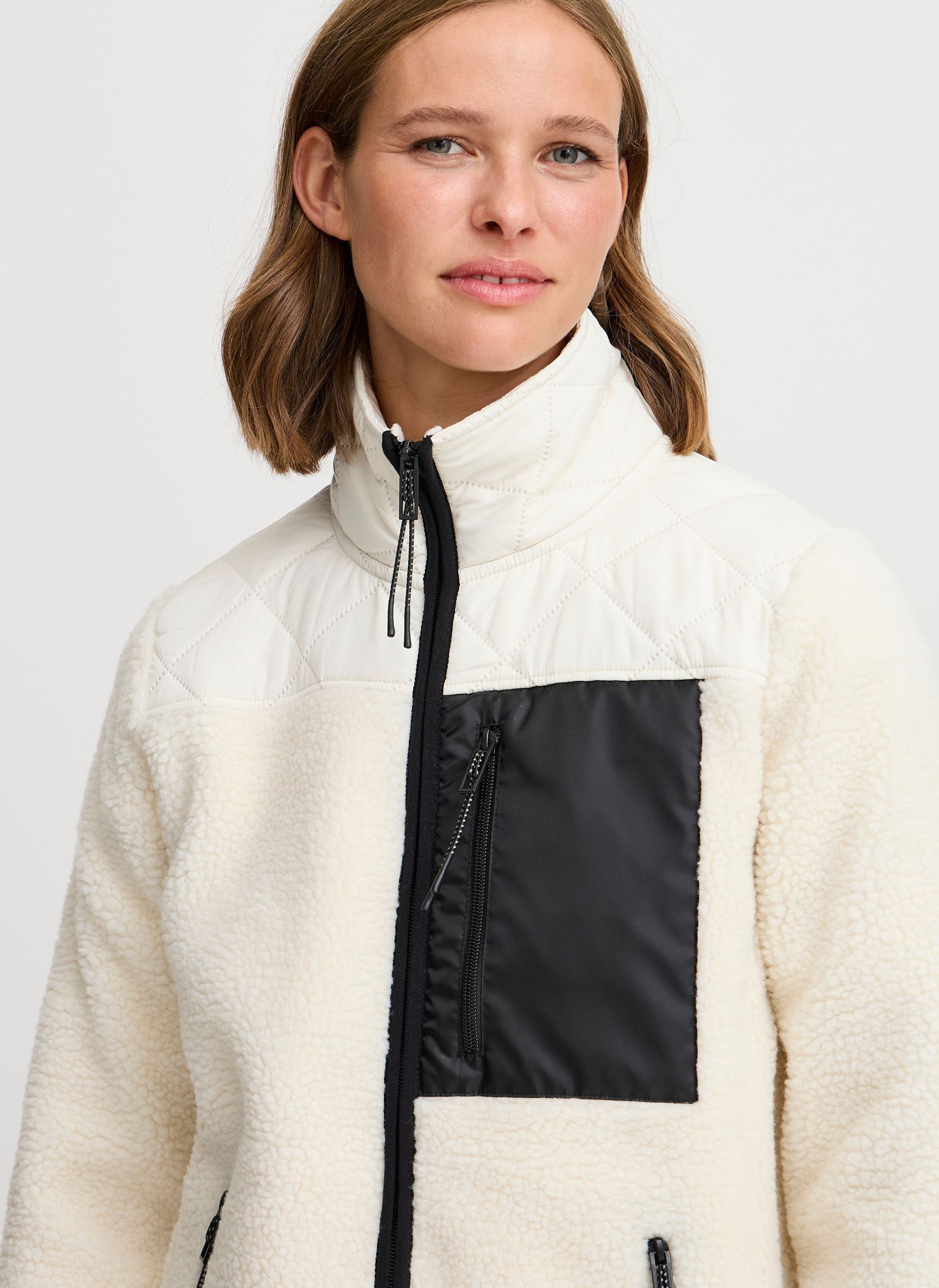 Vestes polaires JCBERRI JACKET 6 femme multicolore The Jogg Concept Vestes polaires JCBERRI JACKET 6 femme multicolore BIRCH MIX