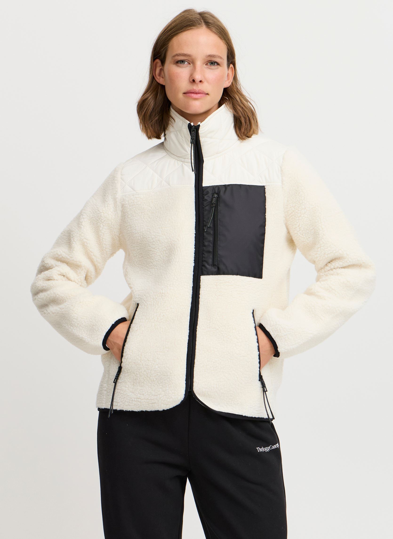 Vestes polaires JCBERRI JACKET 6 femme multicolore The Jogg Concept Vestes polaires JCBERRI JACKET 6 femme multicolore BIRCH MIX