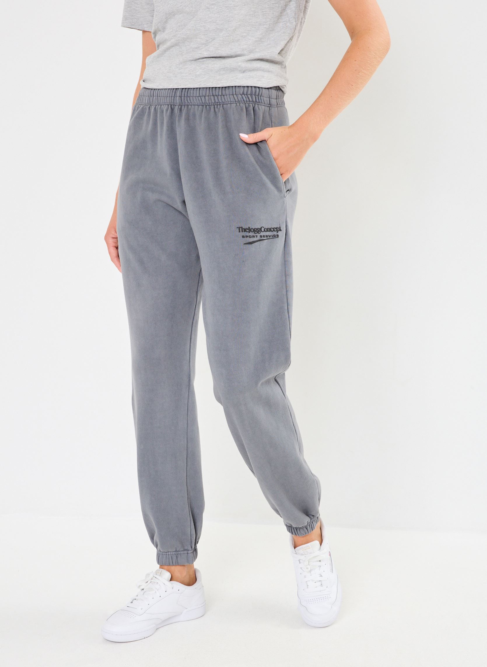 Pantalones de jogging JCRUBI JOGGING PANTS mujer gris The Jogg Concept Pantalones de jogging JCRUBI JOGGING PANTS mujer gris EBONY