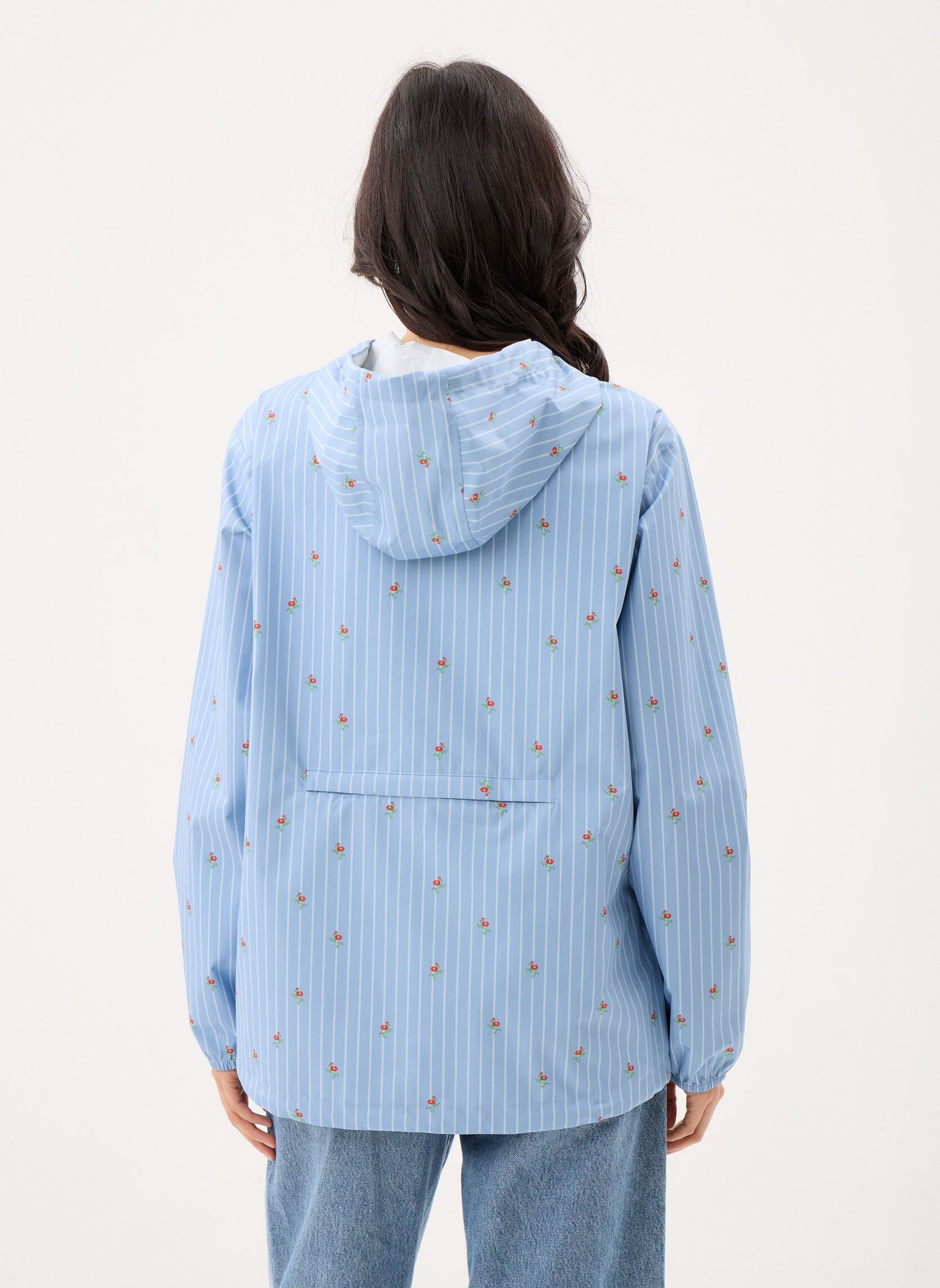 Regenjacken Passy print damen blau FLOTTE Regenjacken Passy print damen blau OXFORD BLEU