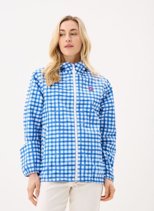 FLOTTE Vestes imperméable Passy print femme bleu