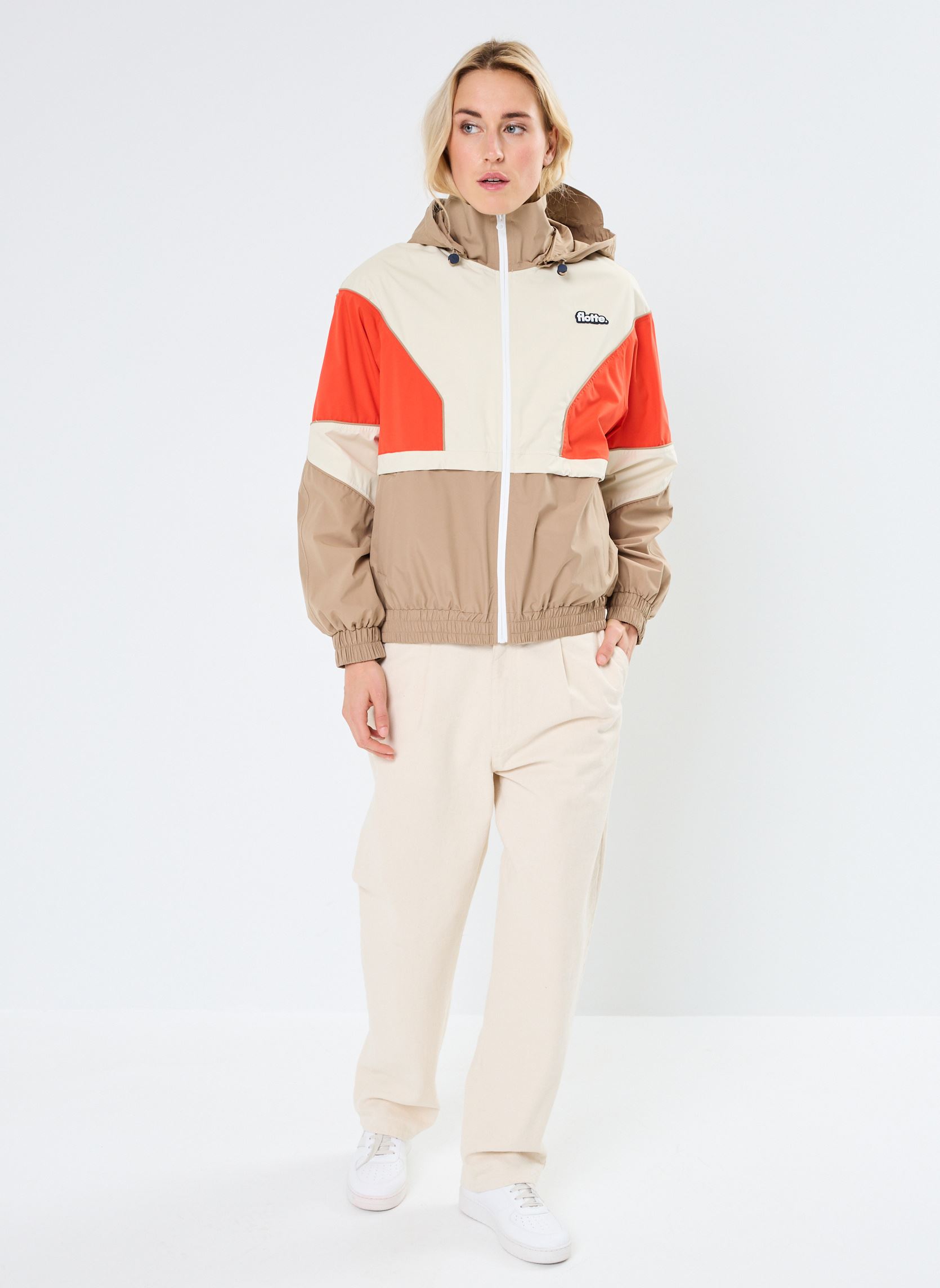 Regenjacken Saint Martin damen beige FLOTTE Regenjacken Saint Martin damen beige SARAHA / TOMATE