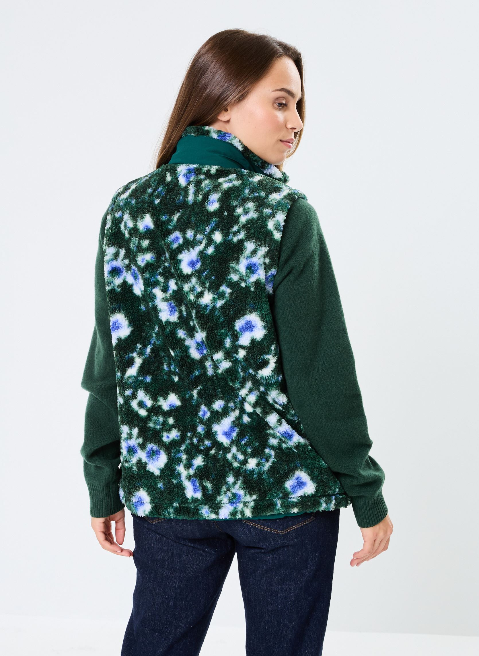 Fleece-Jacken Montsouris damen grün FLOTTE Fleece-Jacken Montsouris damen grün Geranium