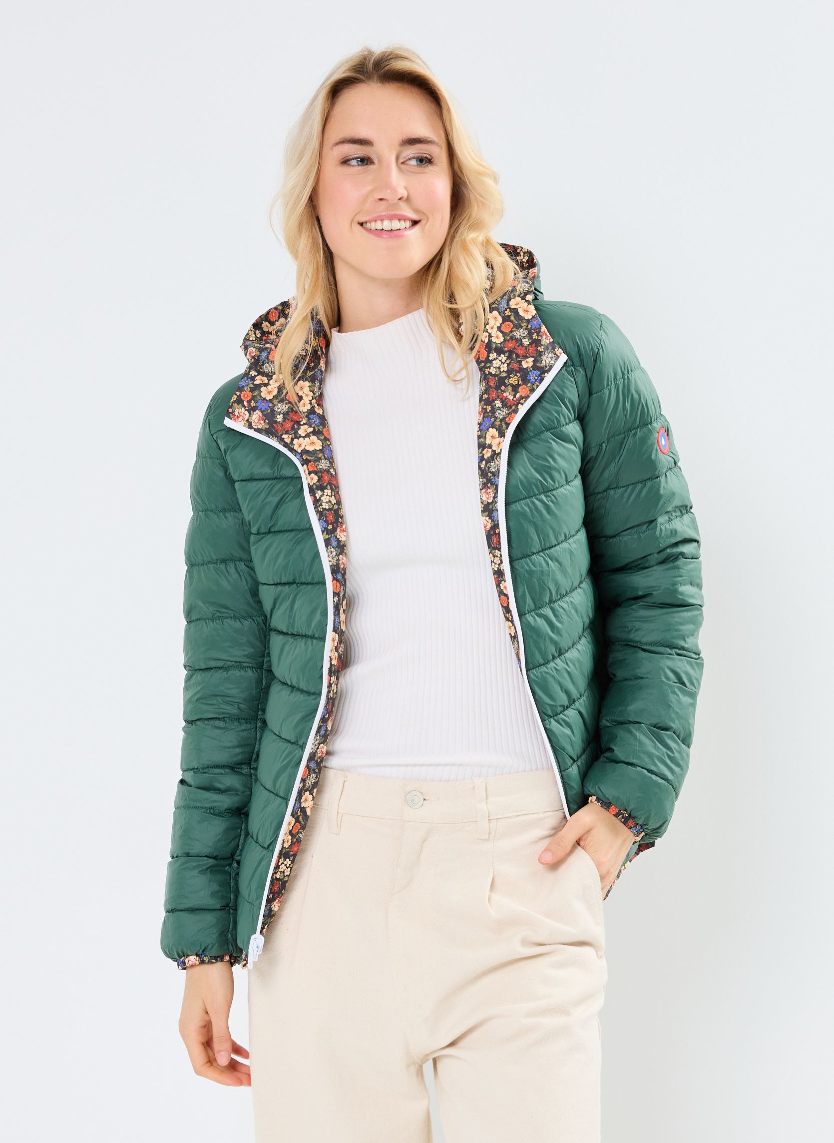 Regenjassen Charonne réversible dames groen FLOTTE Regenjassen Charonne réversible dames groen Bloom Sapin