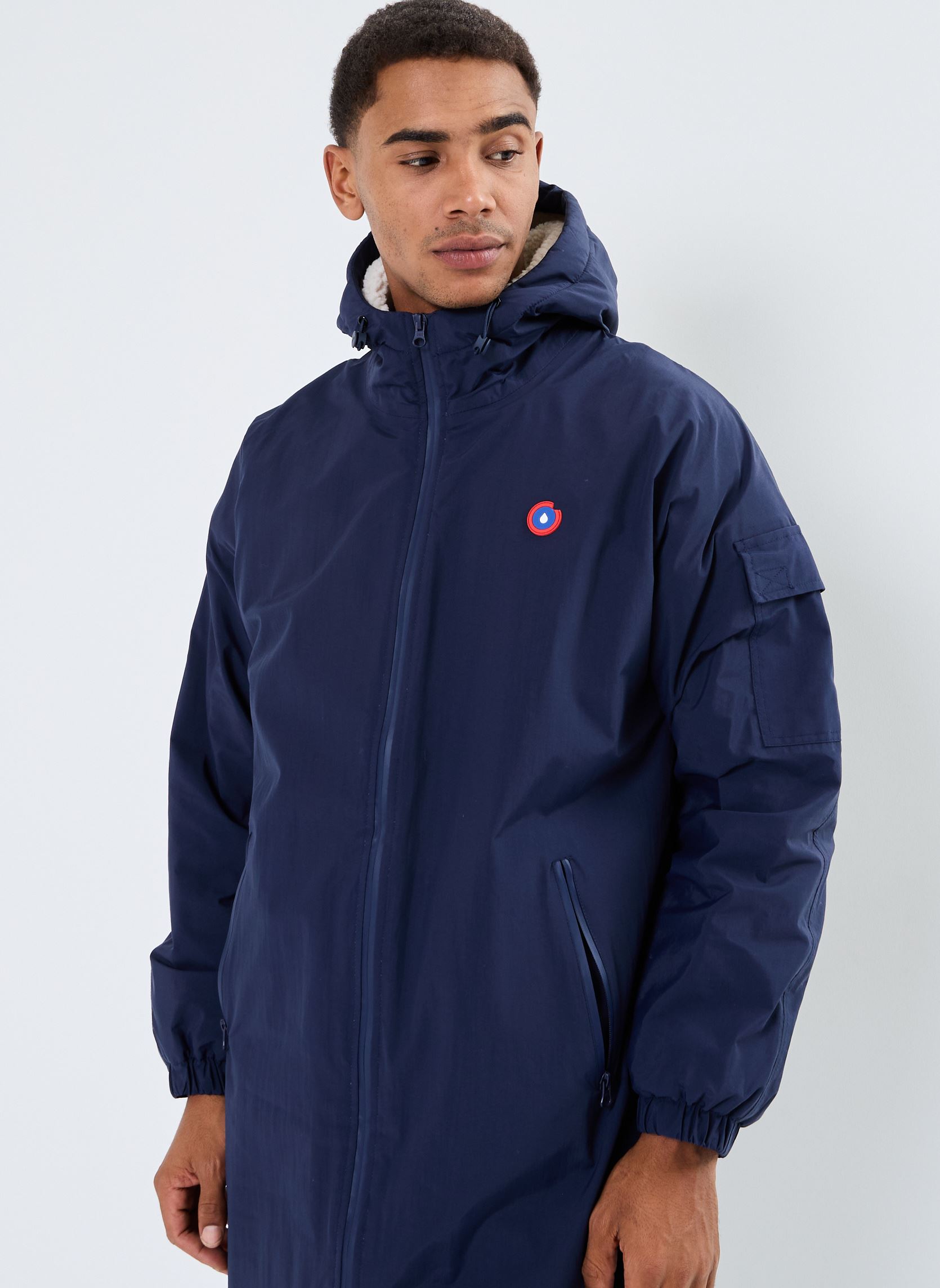 Parkas Turenne herren blau FLOTTE Parkas Turenne herren blau Indigo / Coquille