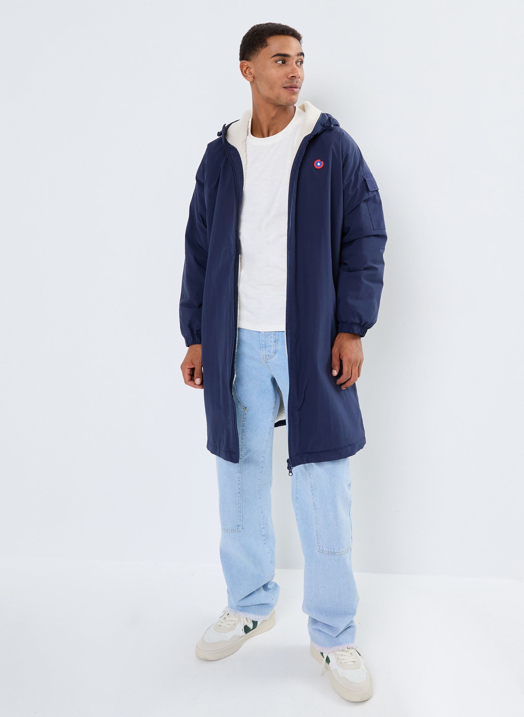Parkas Turenne herren blau FLOTTE Parkas Turenne herren blau Indigo / Coquille